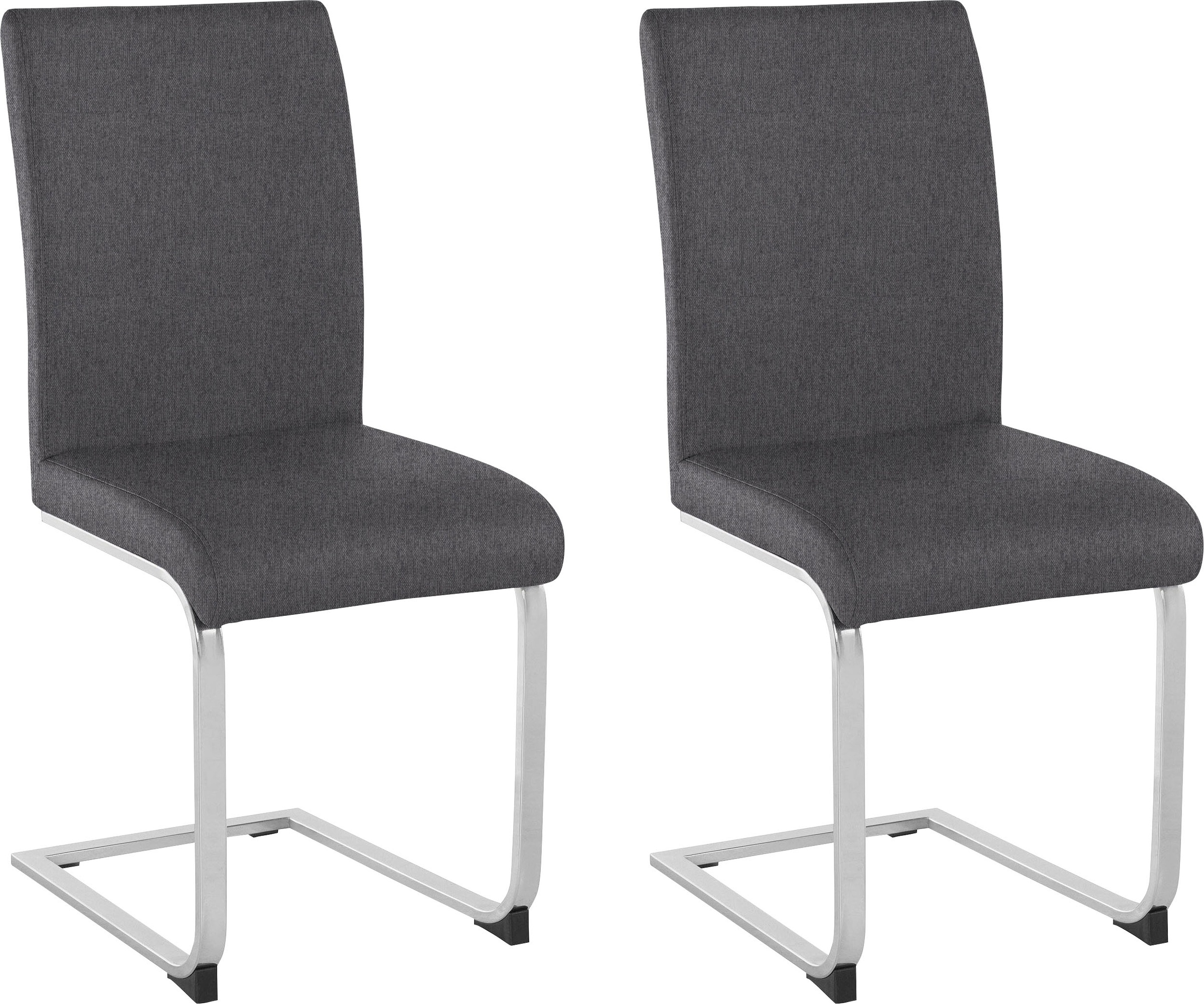 Home affaire Freischwinger »Charissa«, (Set), 2 St., Strukturstoff, Bezug i günstig online kaufen