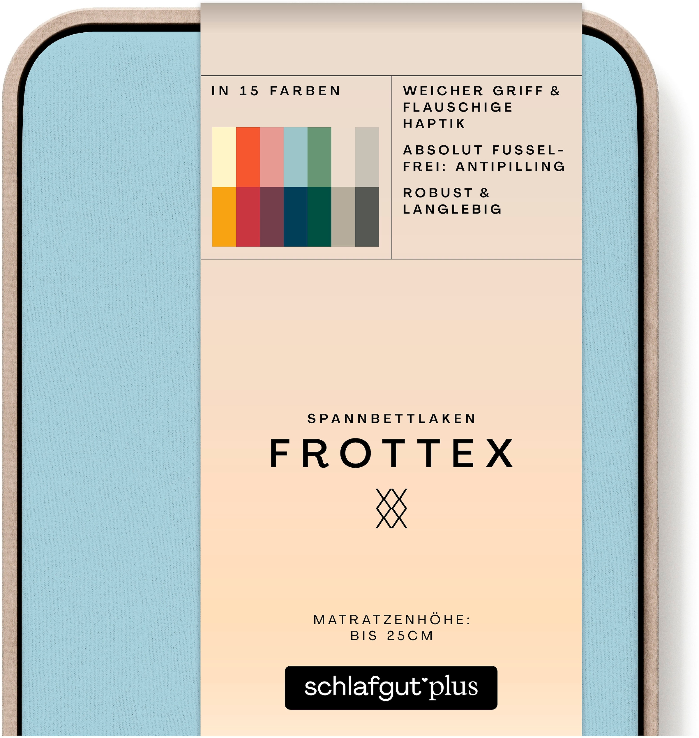 Schlafgut Bettlaken »Frottex Spannbettlaken«, MADE IN GREEN by OEKO-TEX® günstig online kaufen