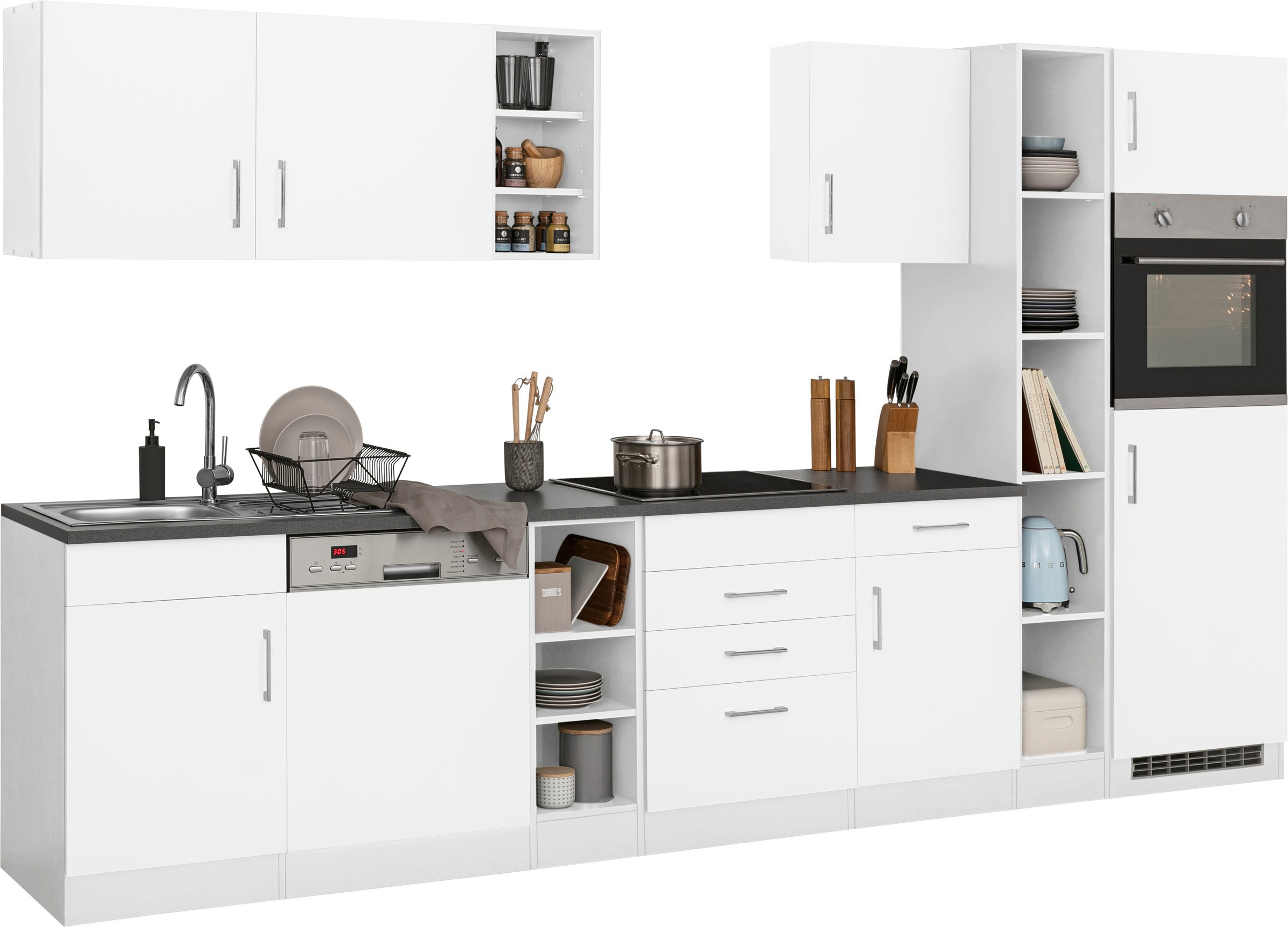 KOCHSTATION Küchenzeile »KS-Paris – Küchen mit einzigartigen Fotomotiven au günstig online kaufen