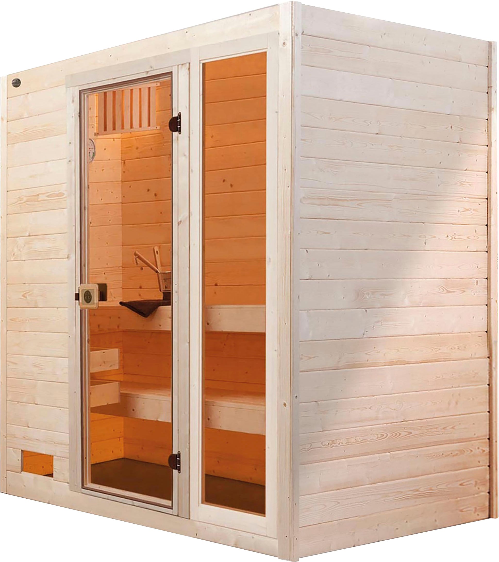 weka Sauna »Valida« Set,  7,5 kW Bio-Ofen mit digitaler Steuerung