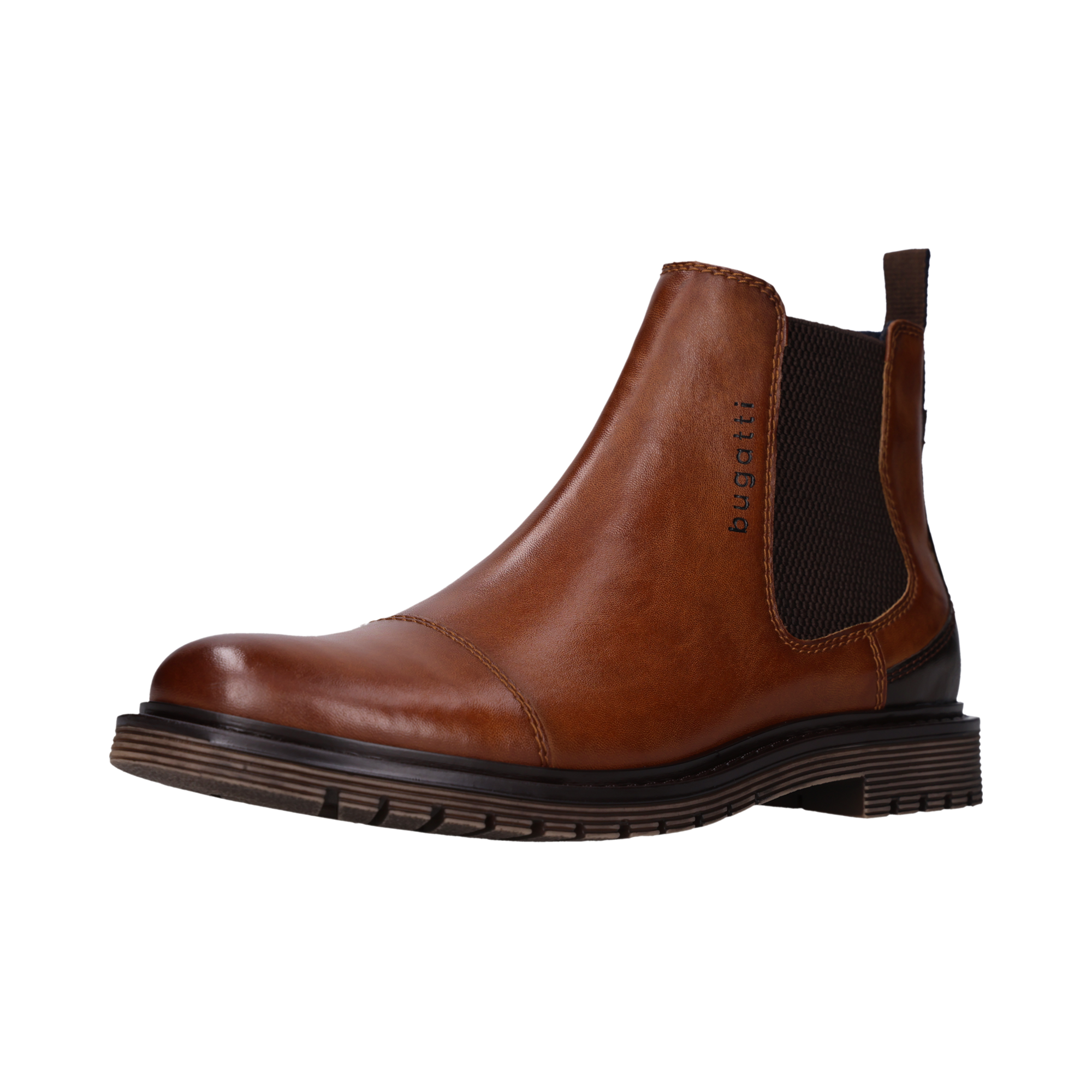 bugatti Chelseaboots  Stiefelette mit Stretcheinsatz und Anziehlasche - schmale Form