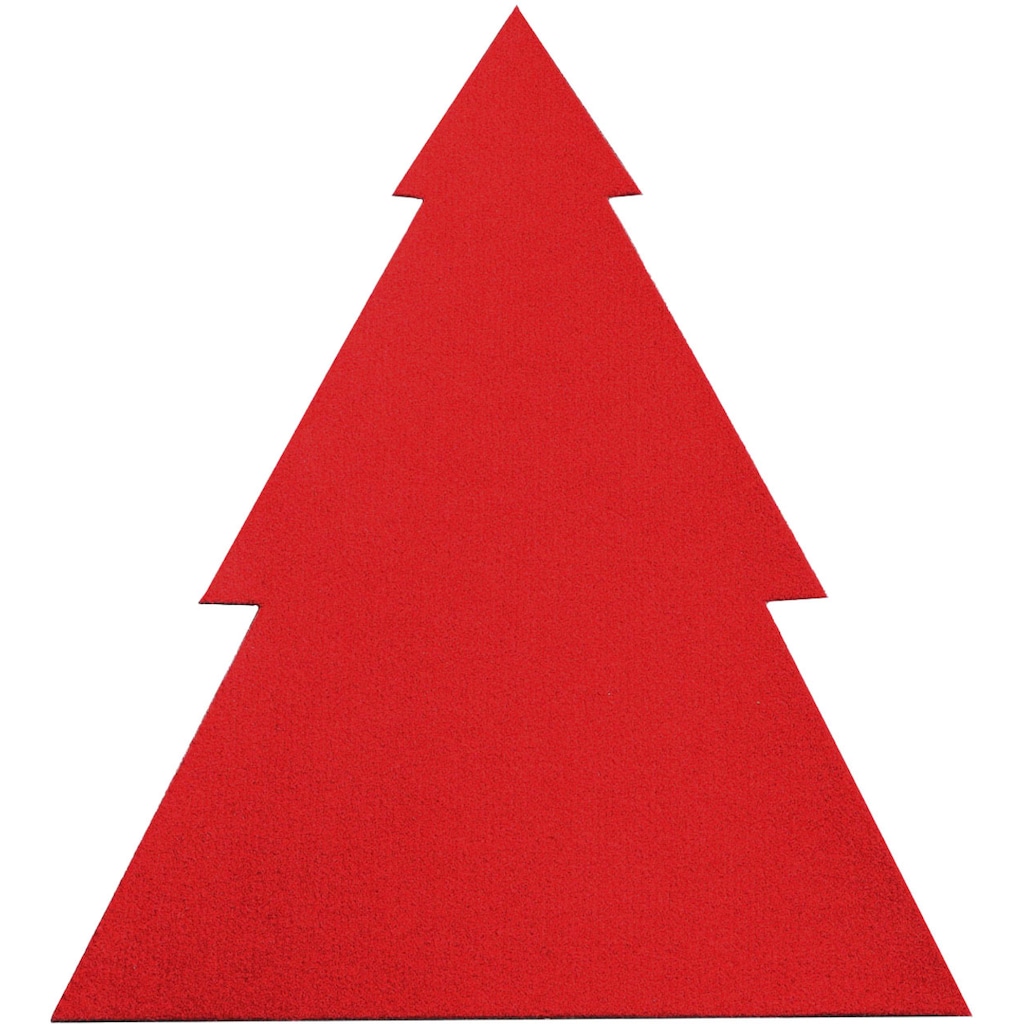 Primaflor-Ideen in Textil Platzset »Tannenbaum, Weihnachtsdeko rot«, (Set, 4 St.)