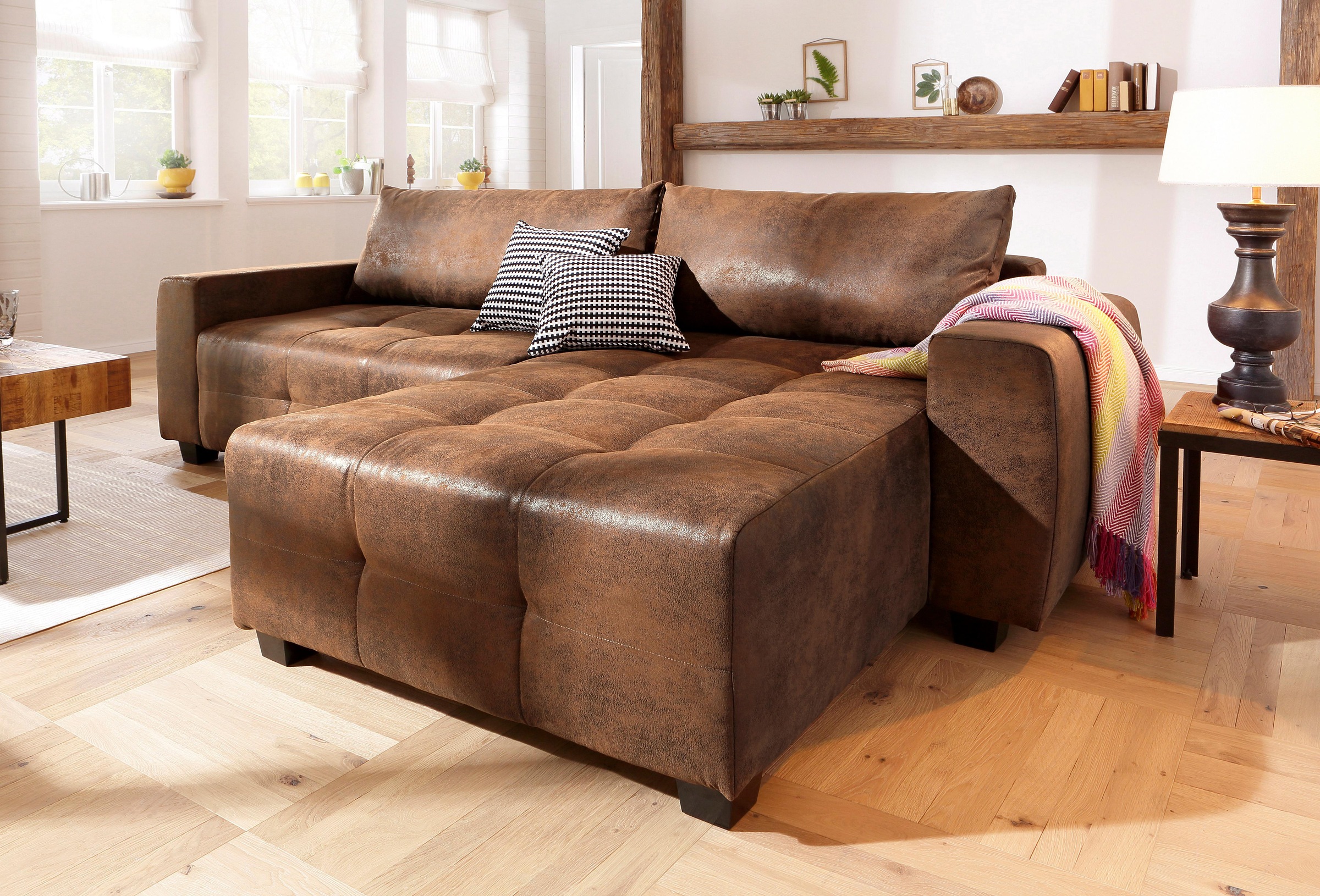 Home affaire Ecksofa »Bella L-Form, B: 254 cm - OTTO. Verlässliche Qualität günstig online kaufen