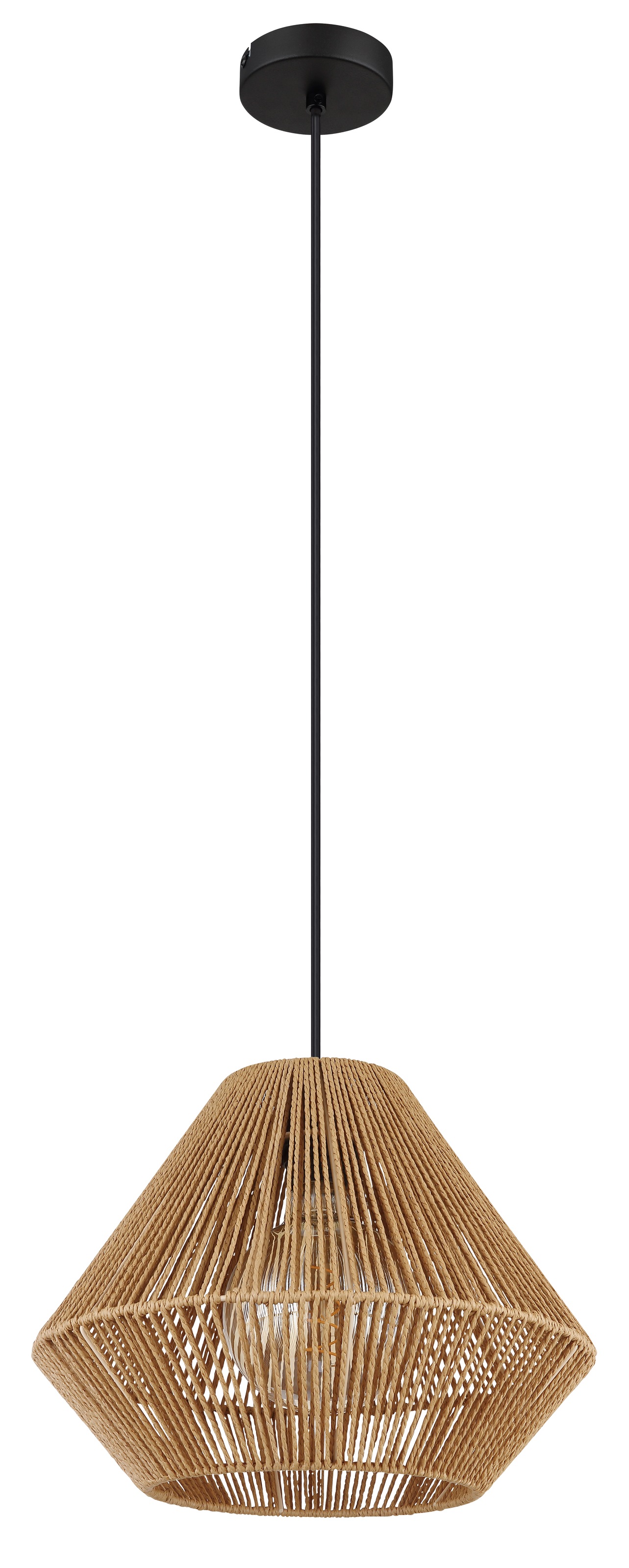 GLOBO LIGHTING Hängeleuchte »HOUDINI«, Leuchtmittel E27 | ohne Leuchtmittel, Hängelampe/Pendelleuchte/Esszimmer/Wohnzimmer/Esstisch