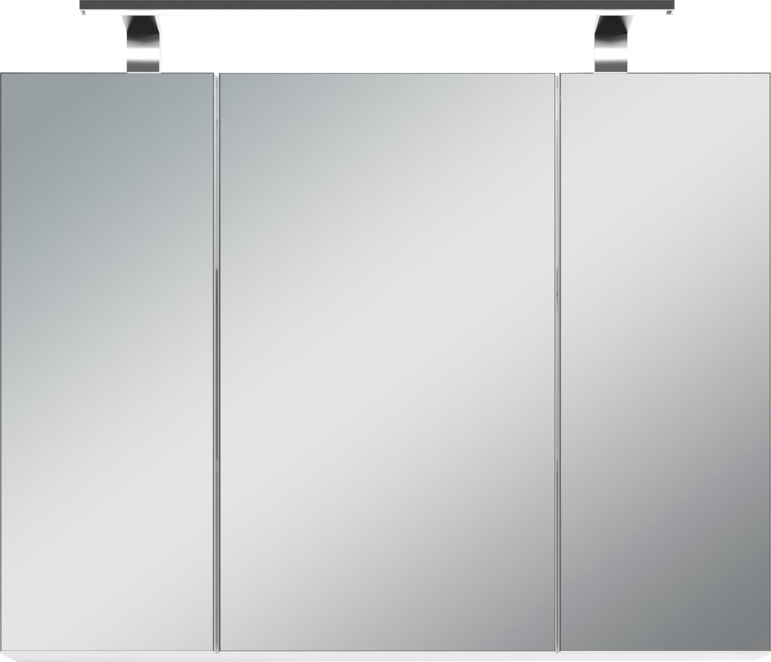 Homexperts Spiegelschrank »Salsa«, Breite 80 cm, mit LED-Beleuchtung & Schalter-/Steckdosenbox