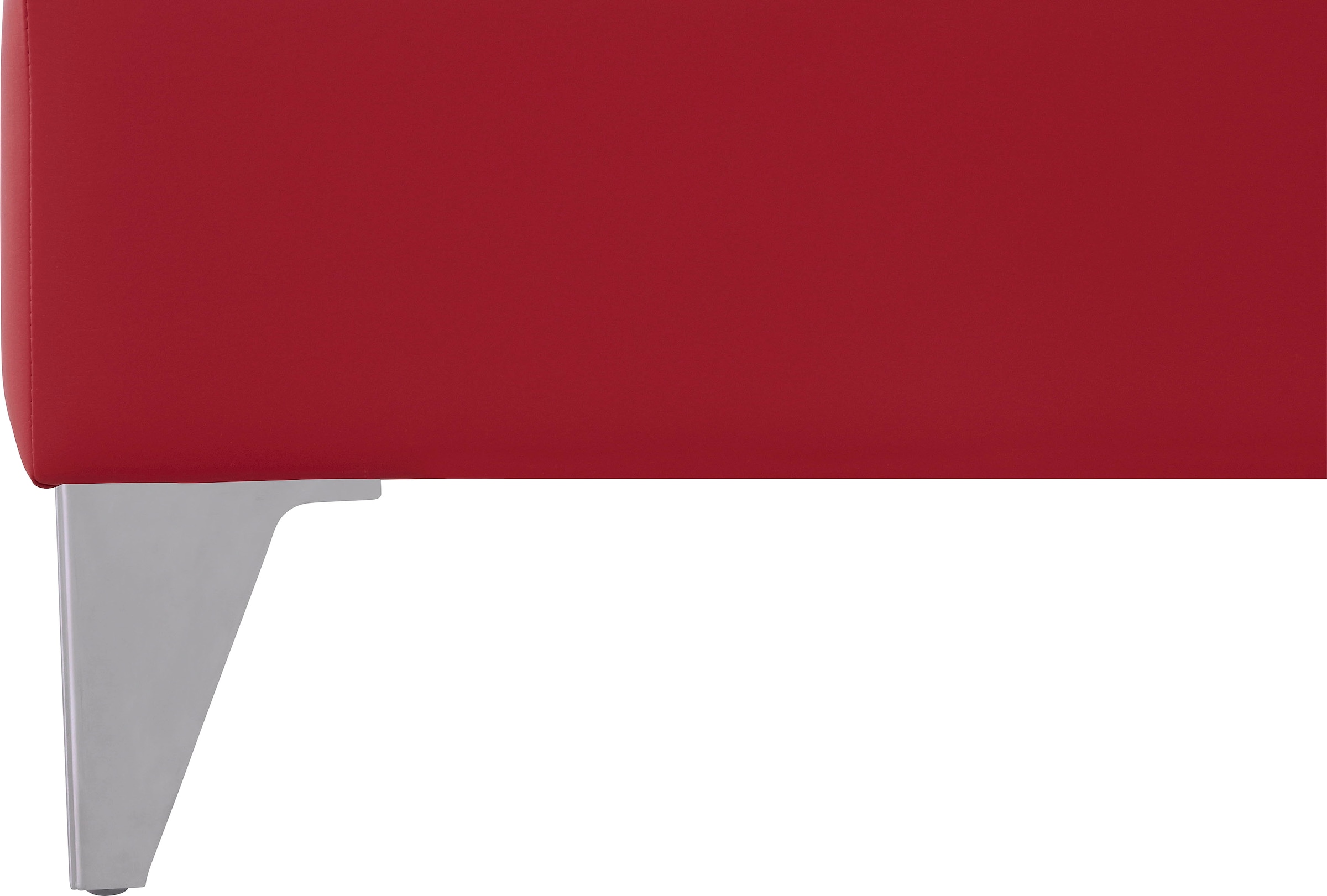COTTA Polstergarnitur »Caluso L-Form«, (2 tlg.), Set bestehend aus: Ecksofa mit Kopfteilverstellung & Hocker