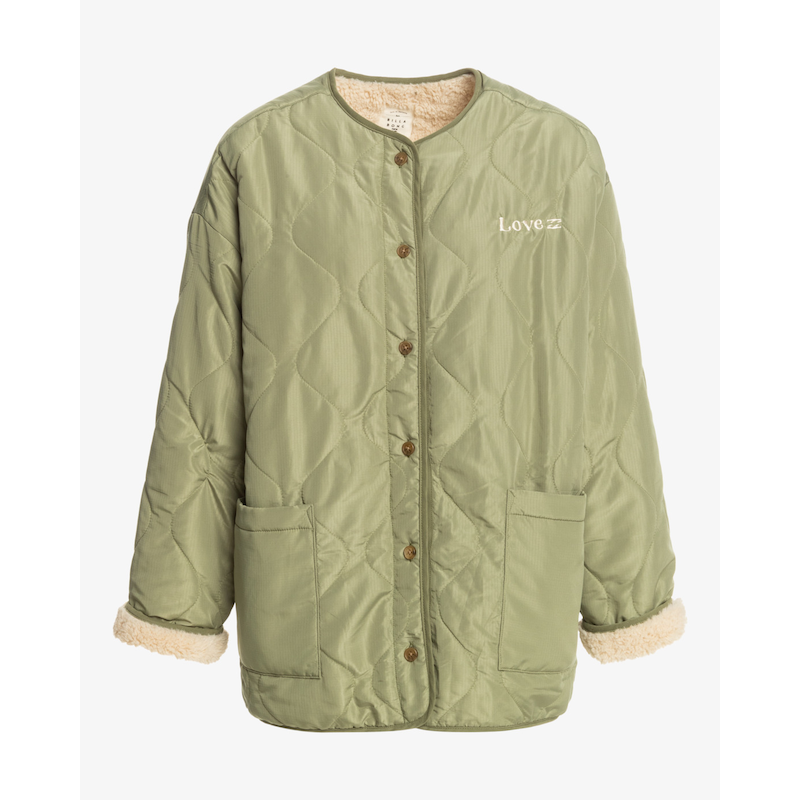 BILLABONG Steppjacke »Gold Coast« Army XL XL Material: Leichtes Ripstop-Material