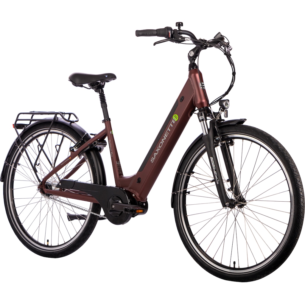 SAXONETTE E-Bike »Optimum Plus«, 7 Gang, Mittelmotor 250 W