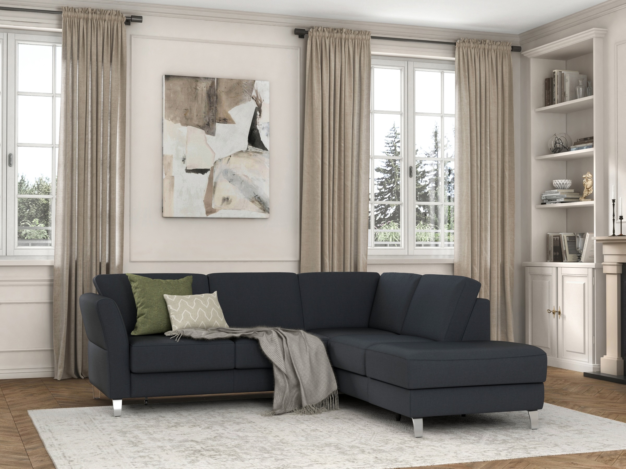 sit&more Ecksofa Visby L-Form, Wahlweise mit Bettfunktion und Stauraum, fre günstig online kaufen