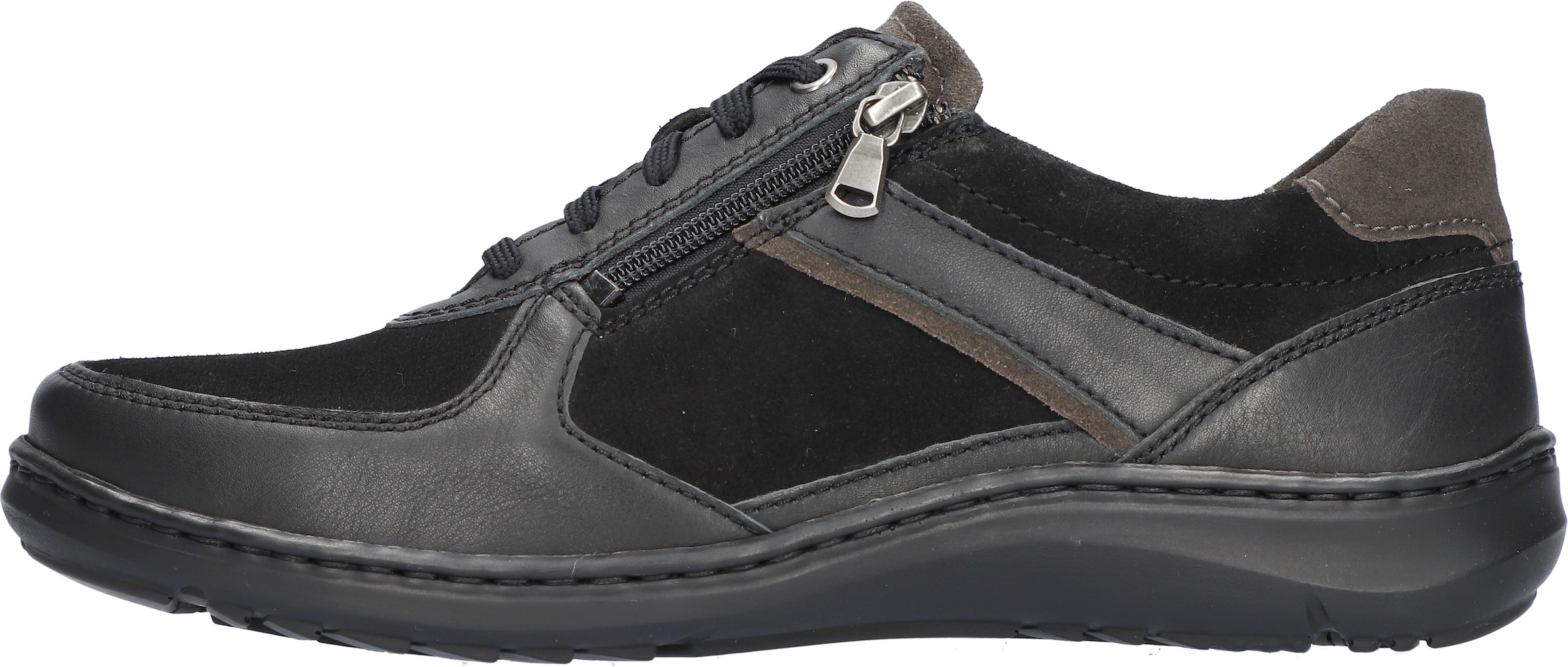 Waldläufer Schnürschuh »Herwig«  Sneaker, Bequemschuh mit Schnürung und Reißverschluss, H-Weite