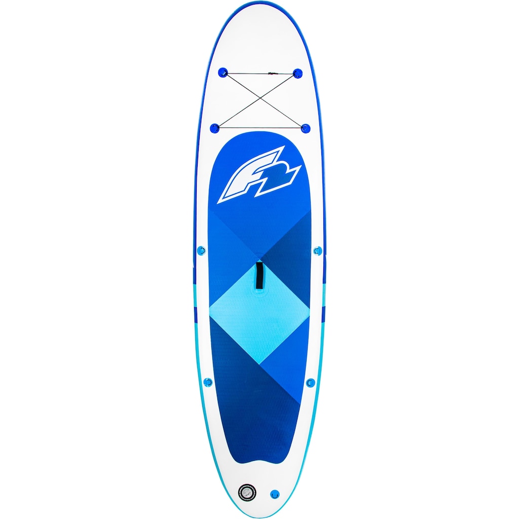 F2 Inflatable SUP-Board »F2 Prime blue mit Alupaddel«, (Set, 4 tlg., mit Paddel, Pumpe und Transportrucksack)