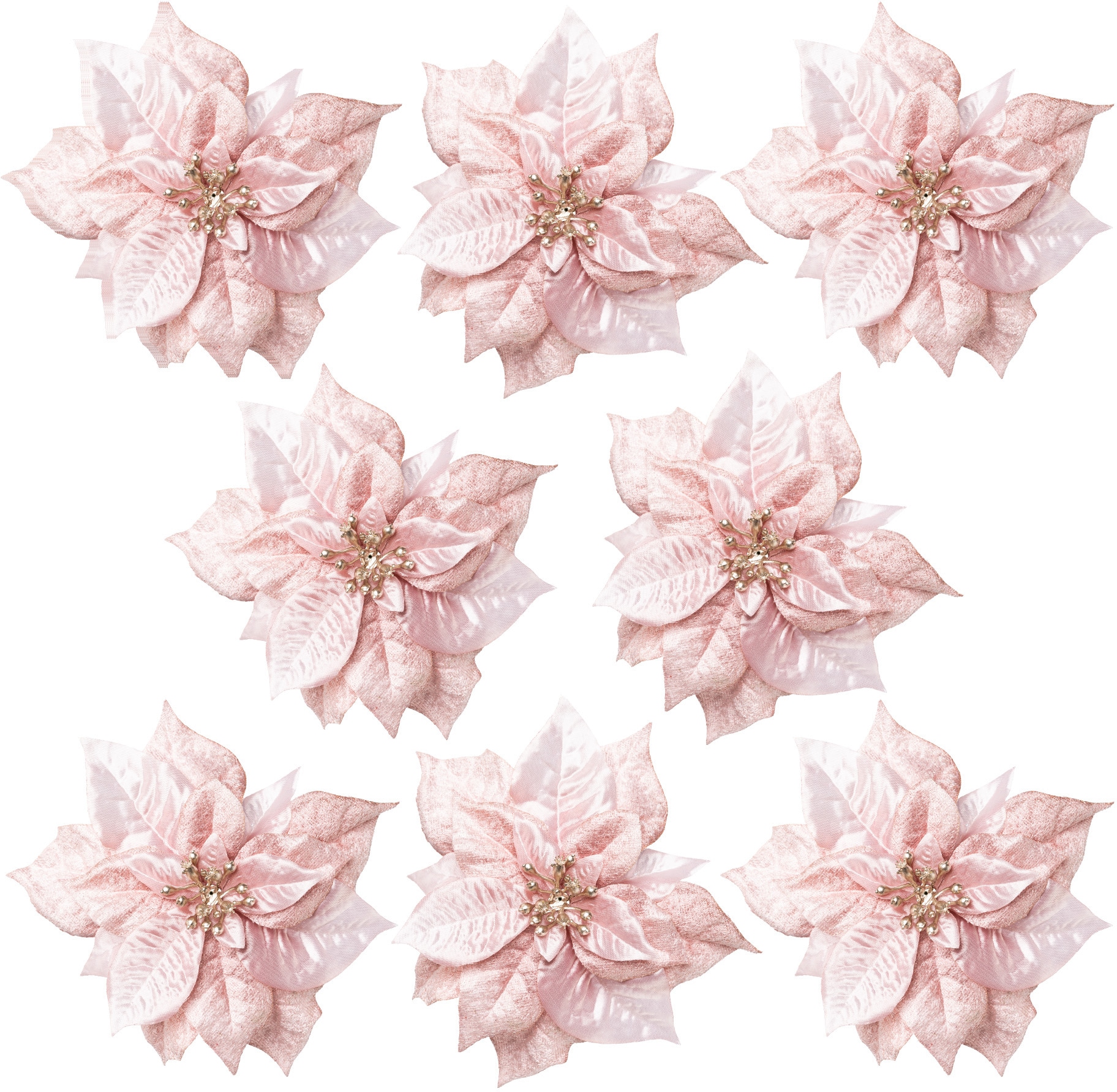 »Poinsettienblüte, Christbaumschmuck«, online 17 Creativ bei ca. Weihnachtsdeko, cm deco Ø tlg.), (Set, 8 Weihnachtsbaumklammer