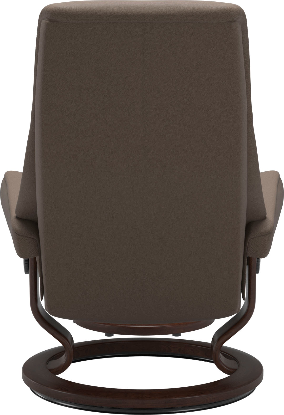 Stressless® Relaxsessel »View«, (Set, Relaxsessel mit Hocker), mit Classic Base, Größe M,Gestell Braun
