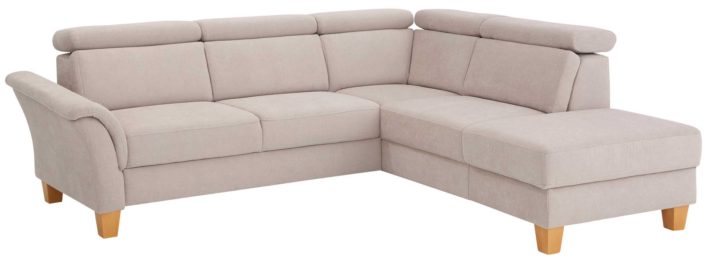 Home affaire Ecksofa »Conville L-Form« Federkern, wahlweise mit Bettfunktion und Bettkasten bzw. Stauraum