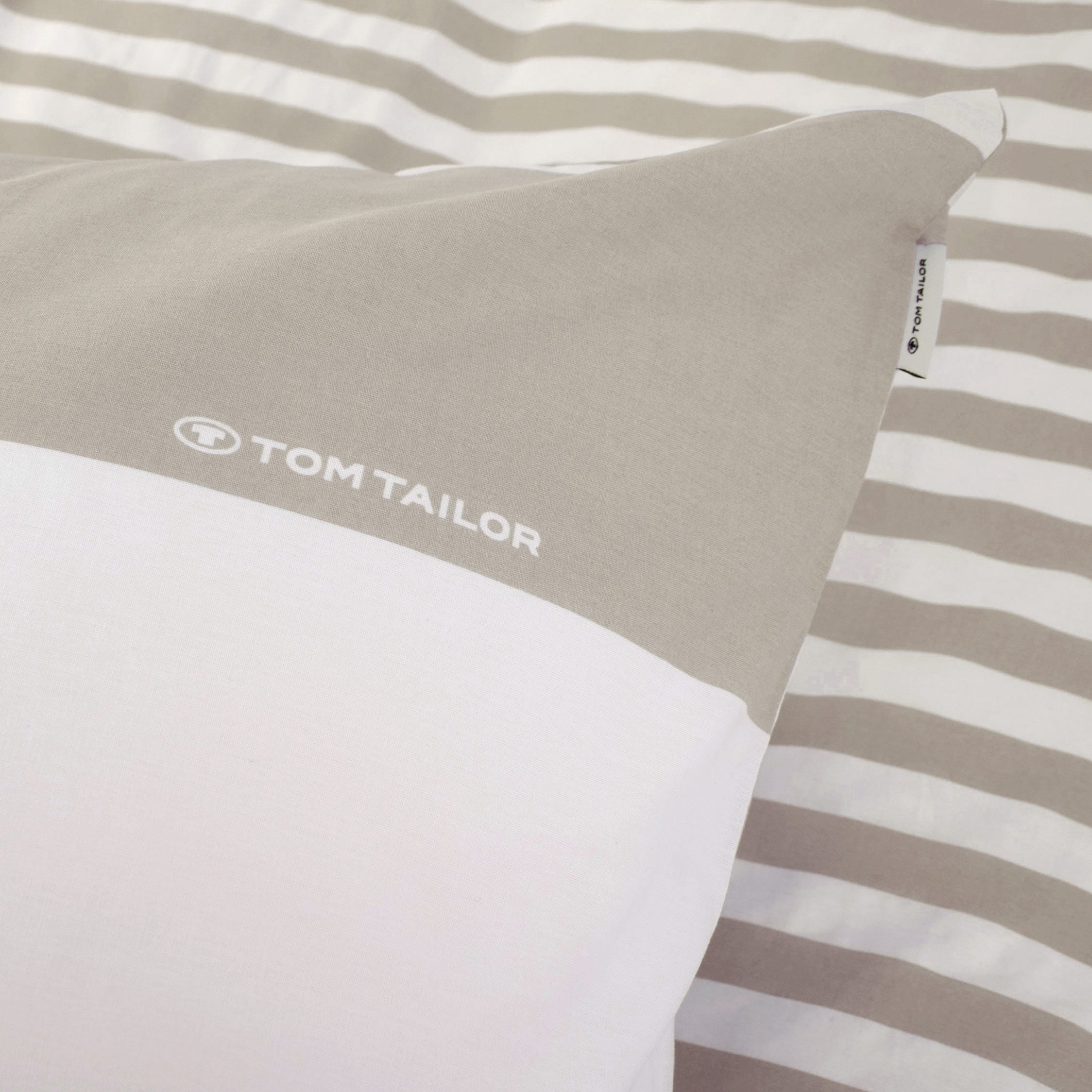TOM TAILOR HOME Wendebettwäsche »SIENA in Gr. 135x200cm, 155x220cm oder 200x220cm«, gestreifte Bettwäsche aus Baumwolle, Bettwäsche mit Wendeoptik