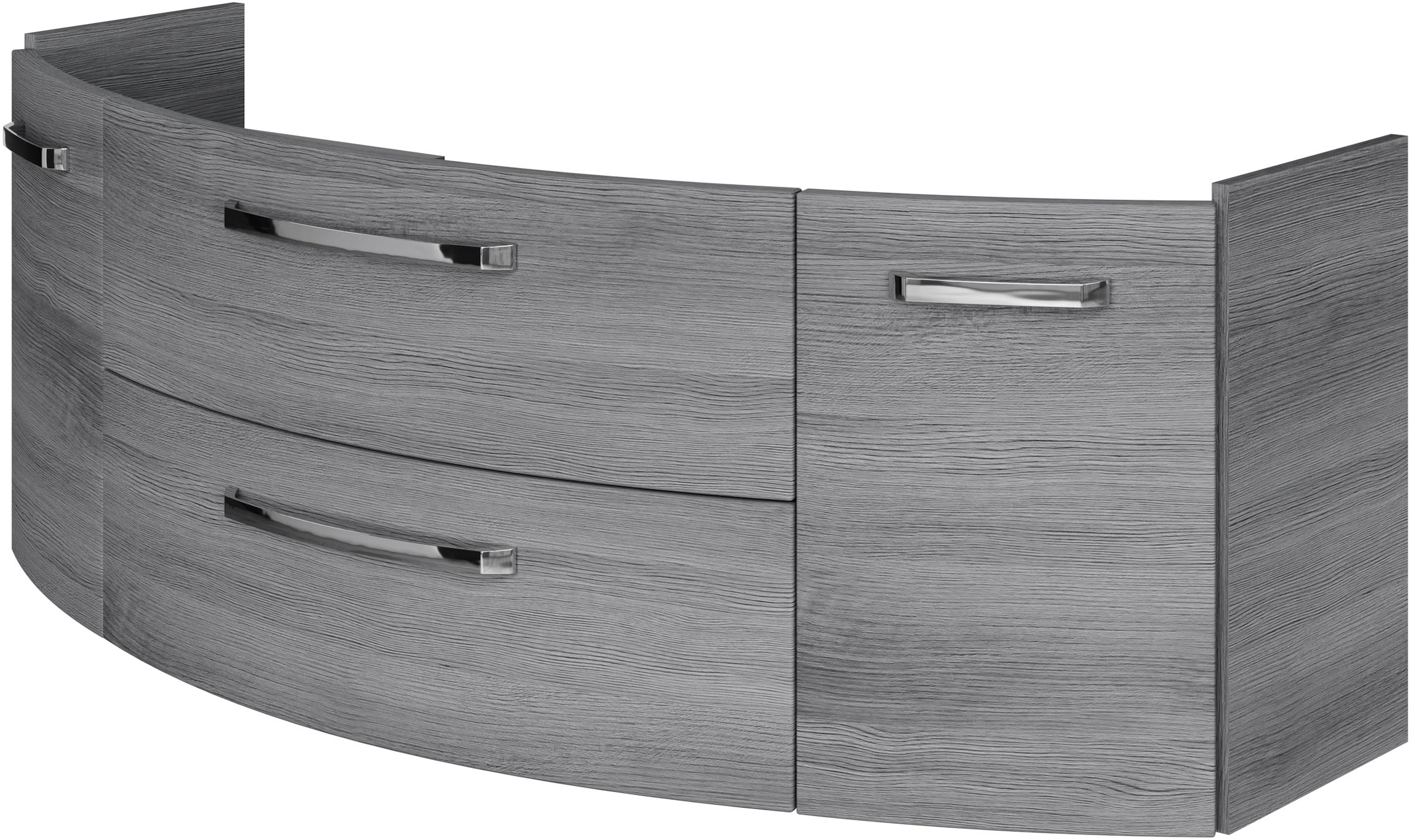 Saphir Badmöbel-Set »Serie 4010 2-teilig Keramik-Waschtisch mit LED-Spiegelschrank«, (Set), Badezimmer Set 144 cm breit, inkl. Türdämpfer, 5 Türen, 2 Schubladen