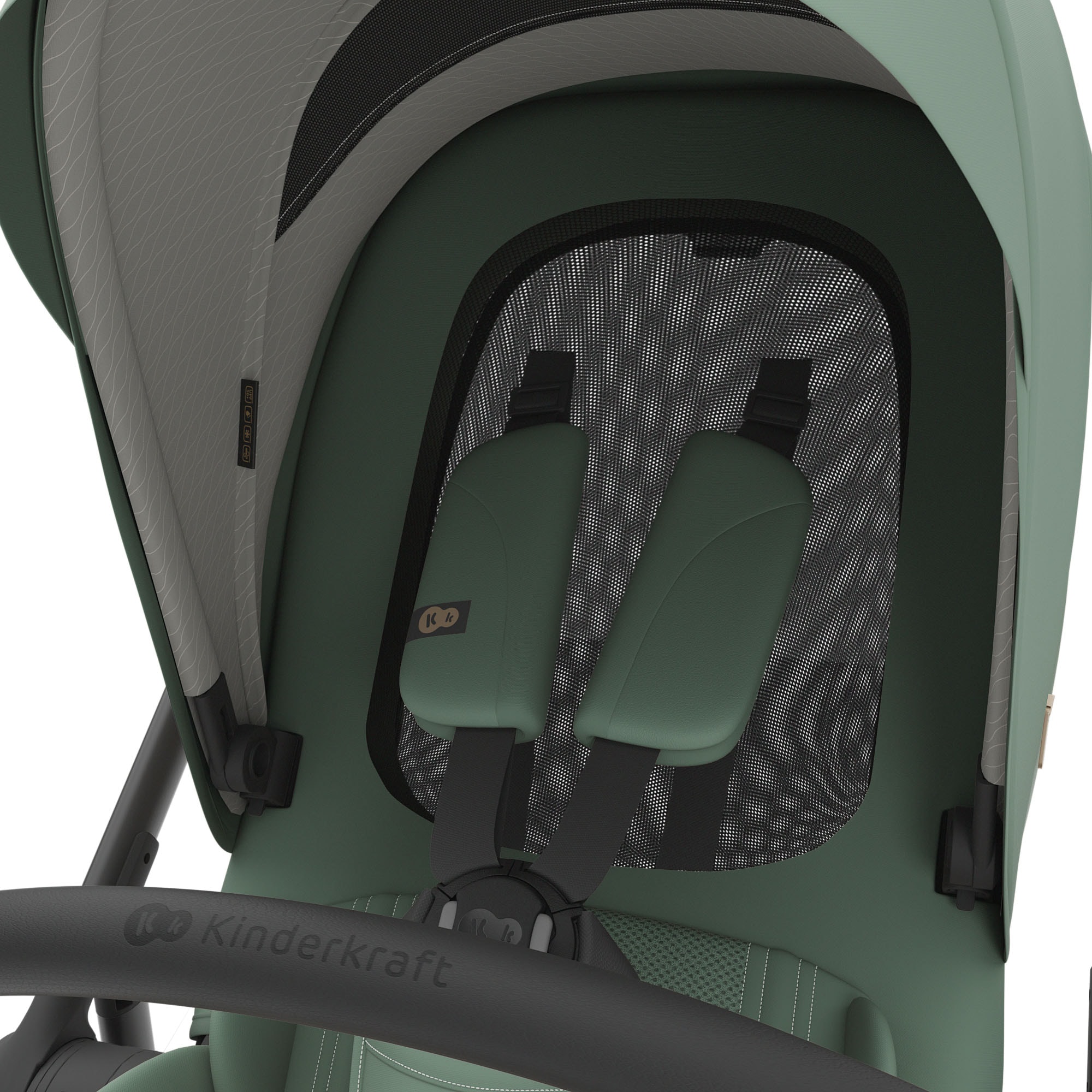 Kinderkraft Kombi-Kinderwagen »PRIME 3 3in1« 22 kg inkl. Babyschale MINK