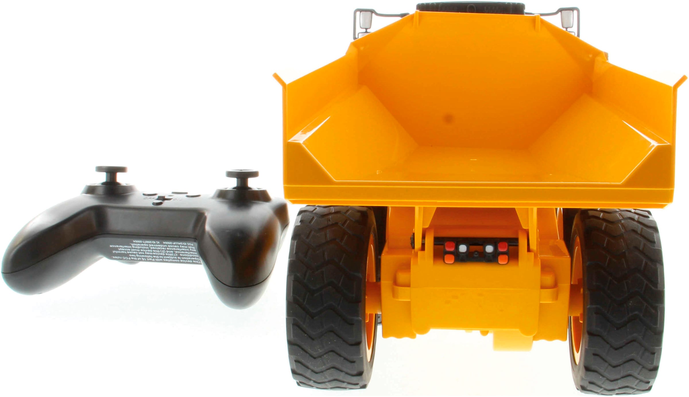 Carrera® RC-LKW »CAT 745 Gelenkmuldenkipper«, mit LED- und Soundfunktion