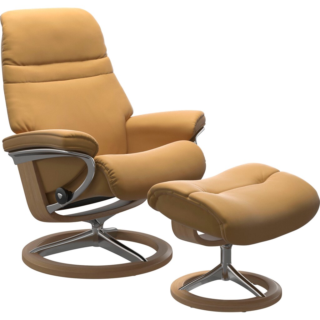 Stressless® Relaxsessel »Sunrise«, (Set, Relaxsessel mit Hocker)