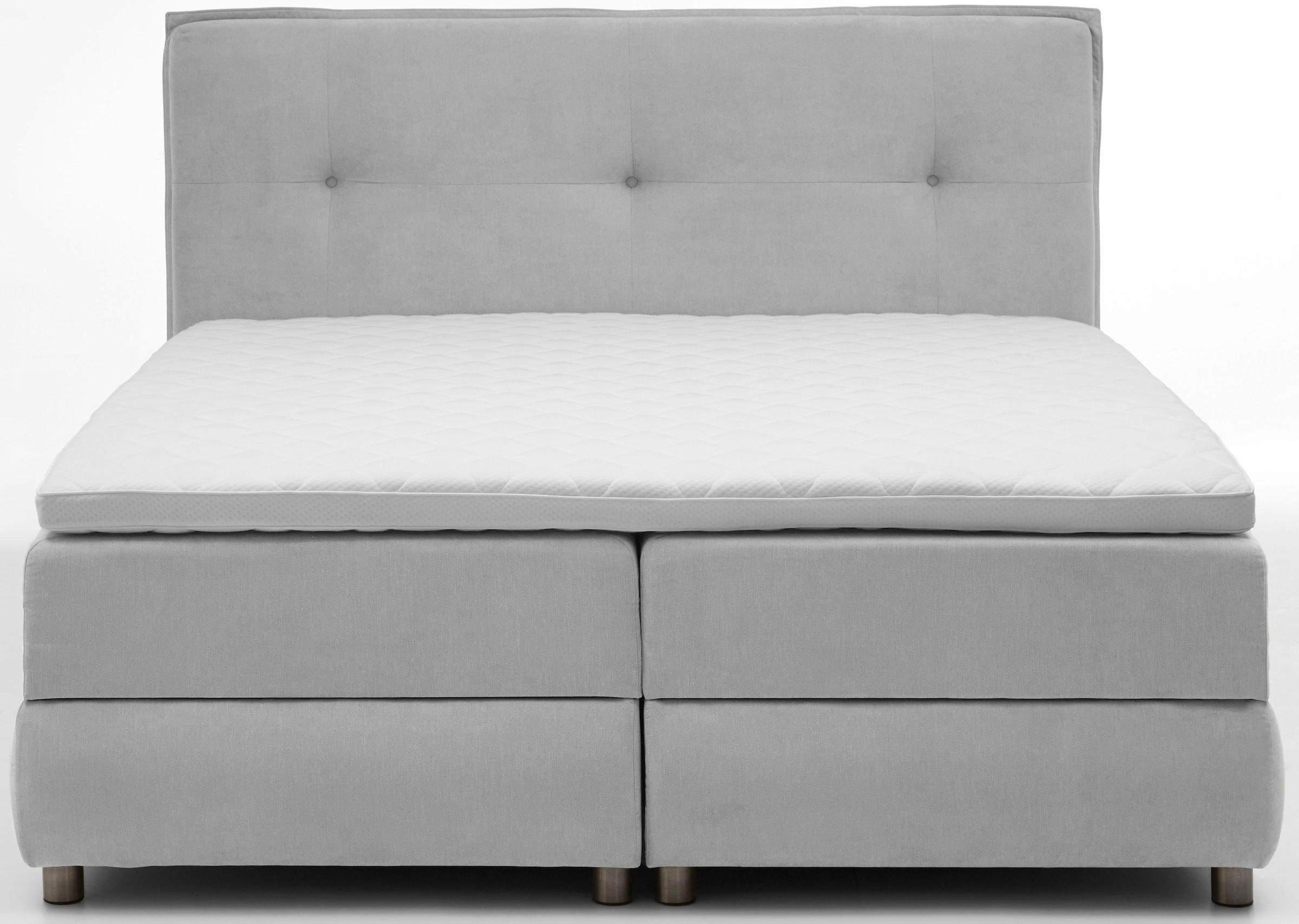 2. Bild von ATLANTIC home collection Boxspringbett »Tilo«, mit Tonnentaschen-Federkernmatratze, inkl. Bettkasten und Topper