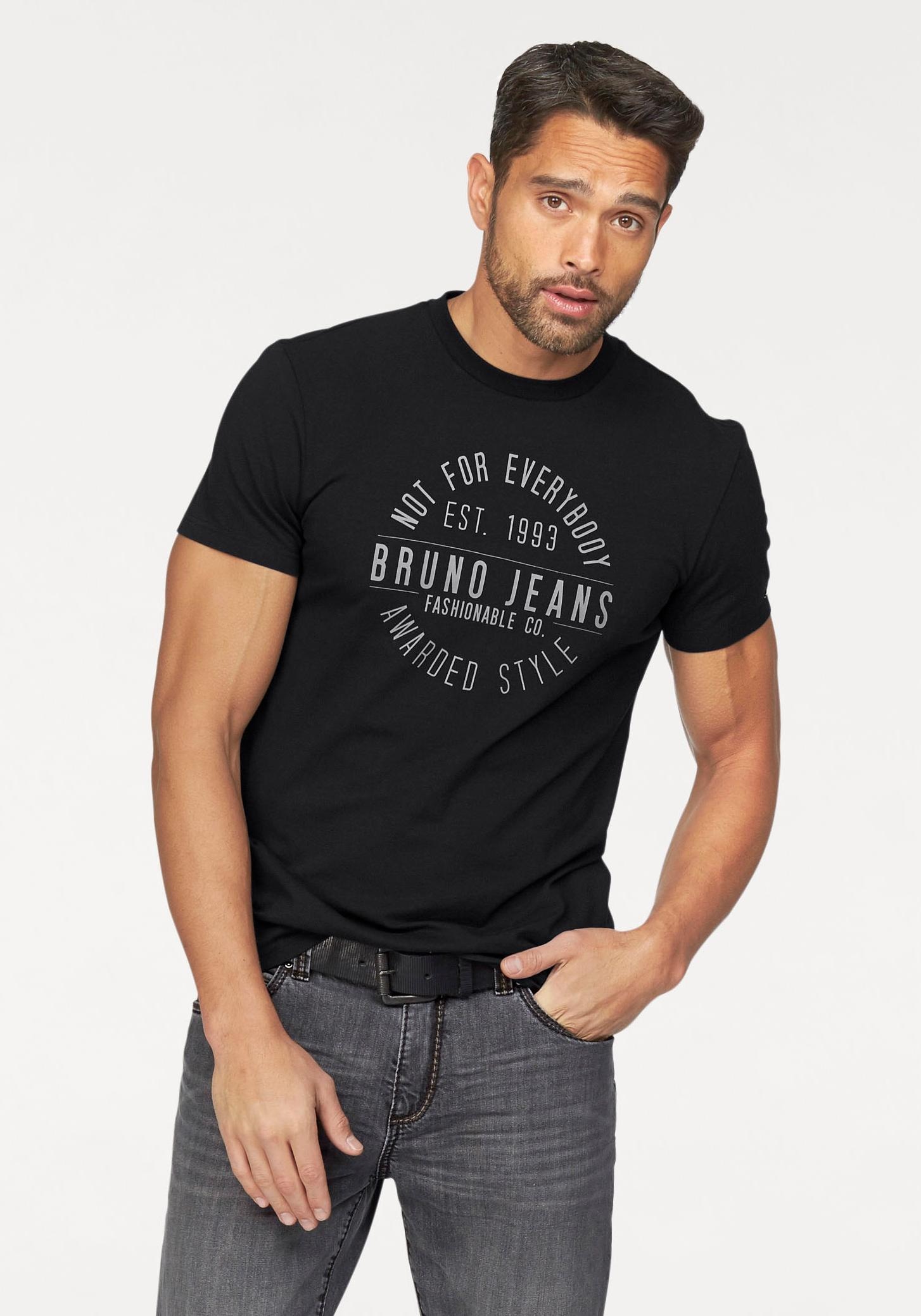 Bruno Banani T-Shirt, mit Markenprint günstig kaufen