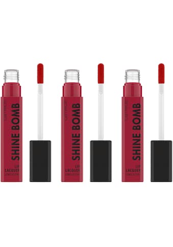 Lippenstift »Shine Bomb Lip Lacquer«, (Set, 3 tlg.)