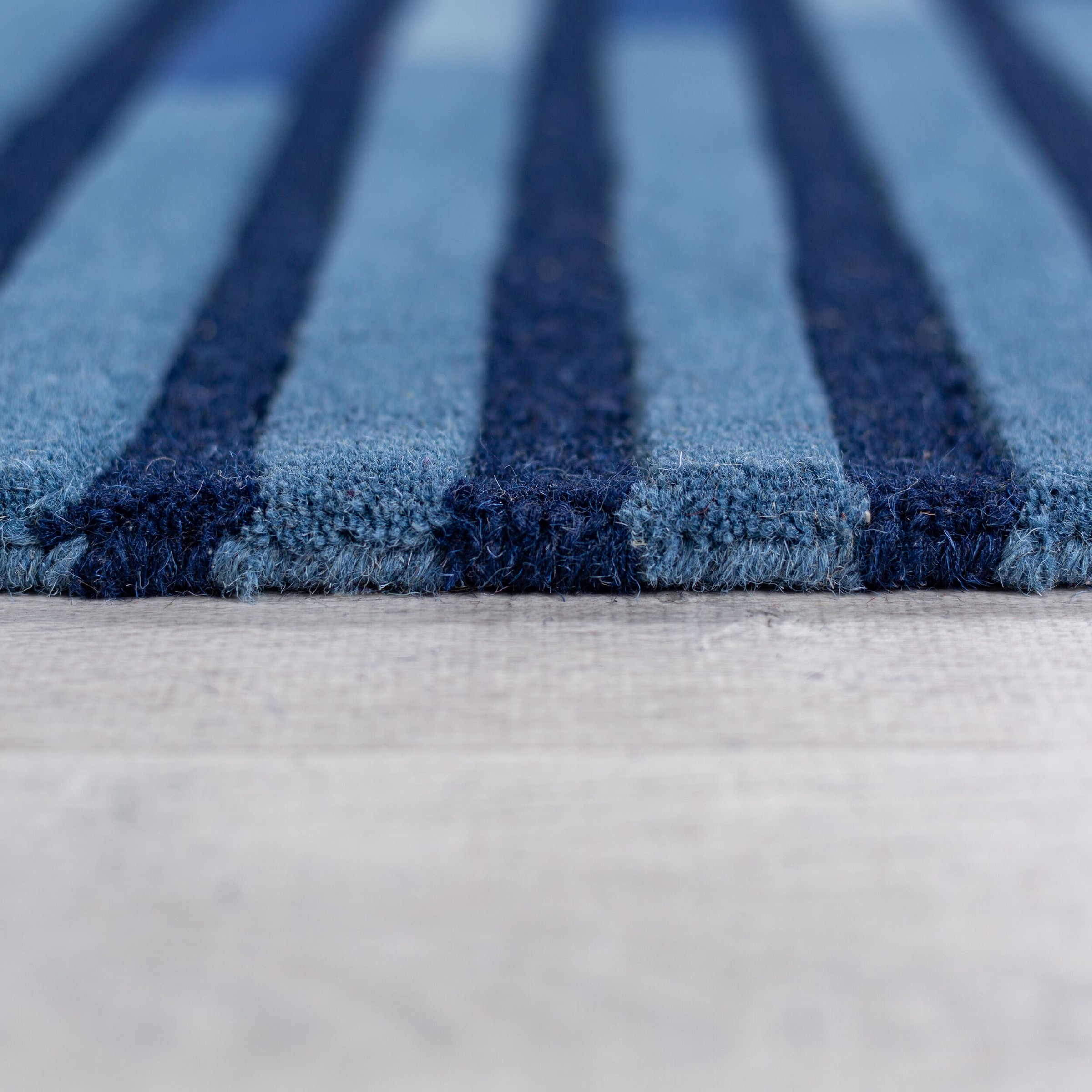FLAIR RUGS Wollteppich »Conway Retro«, rechteckig, 12 mm Höhe, Hoch-Tief-Struktur