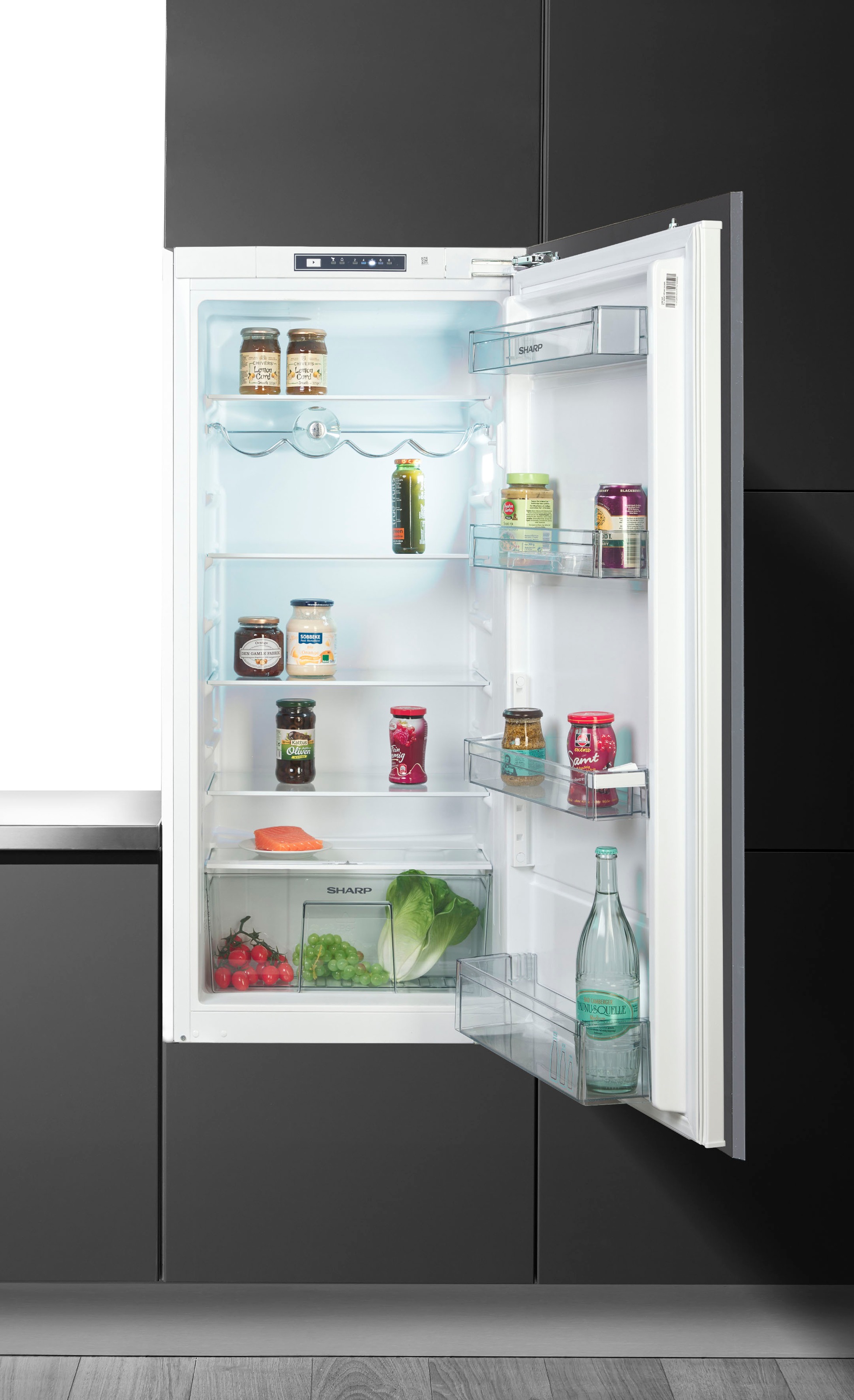 Sharp Einbaukühlschrank »SJ-LD195E0XD-EU«, (123cm Nische), Festtür