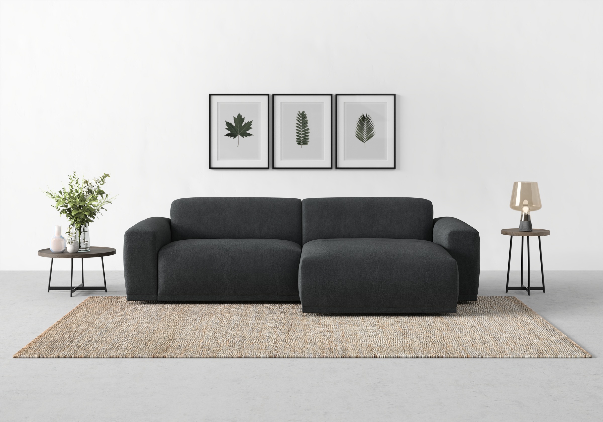 TRENDMANUFAKTUR Ecksofa »Braga, mit hochwertigem Kaltschaum, L-Form, in Cor günstig online kaufen