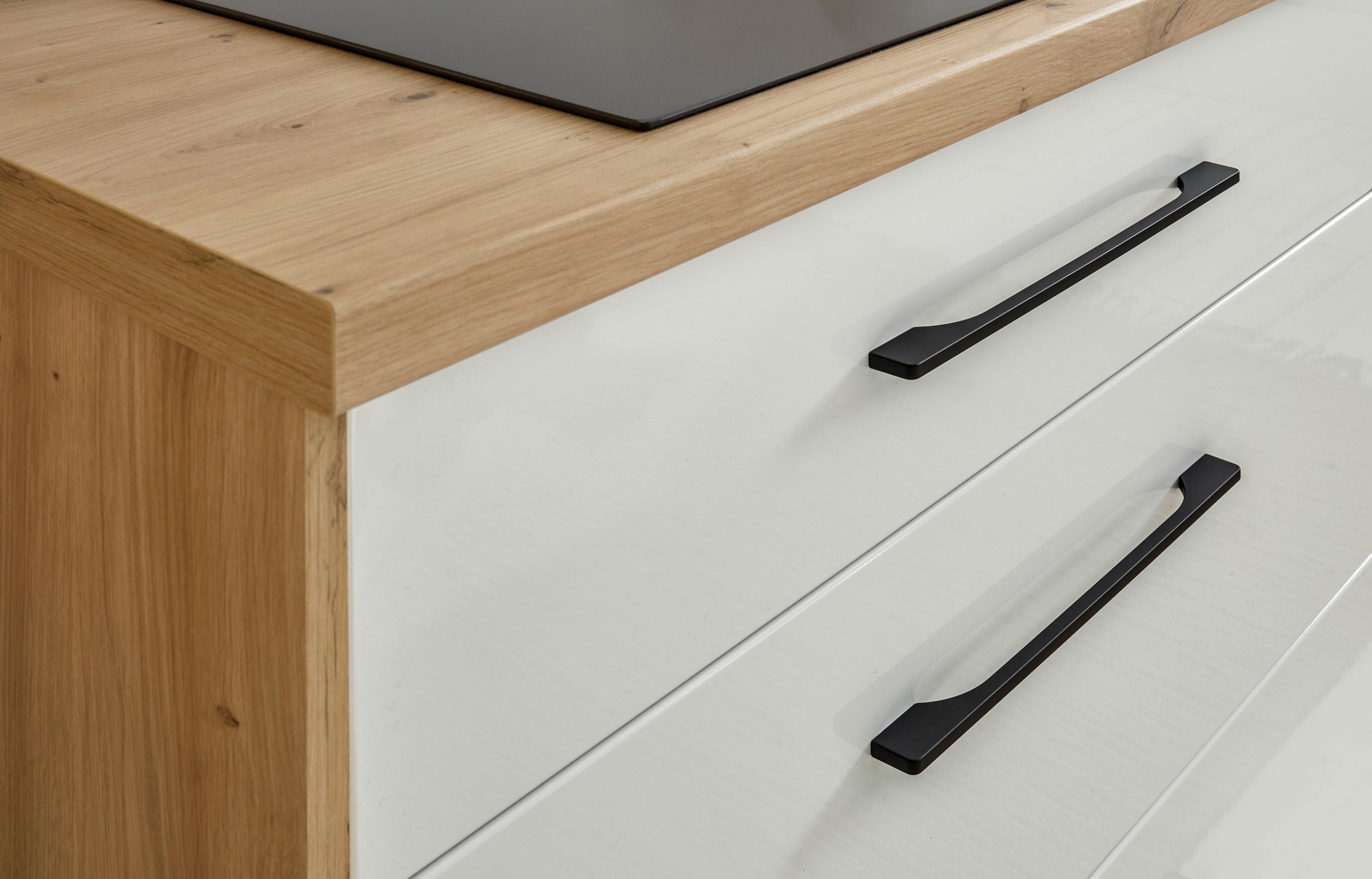 BASIC by Balculina Küche »Seattle«, 330 cm breit, wahlweise mit oder ohne E günstig online kaufen