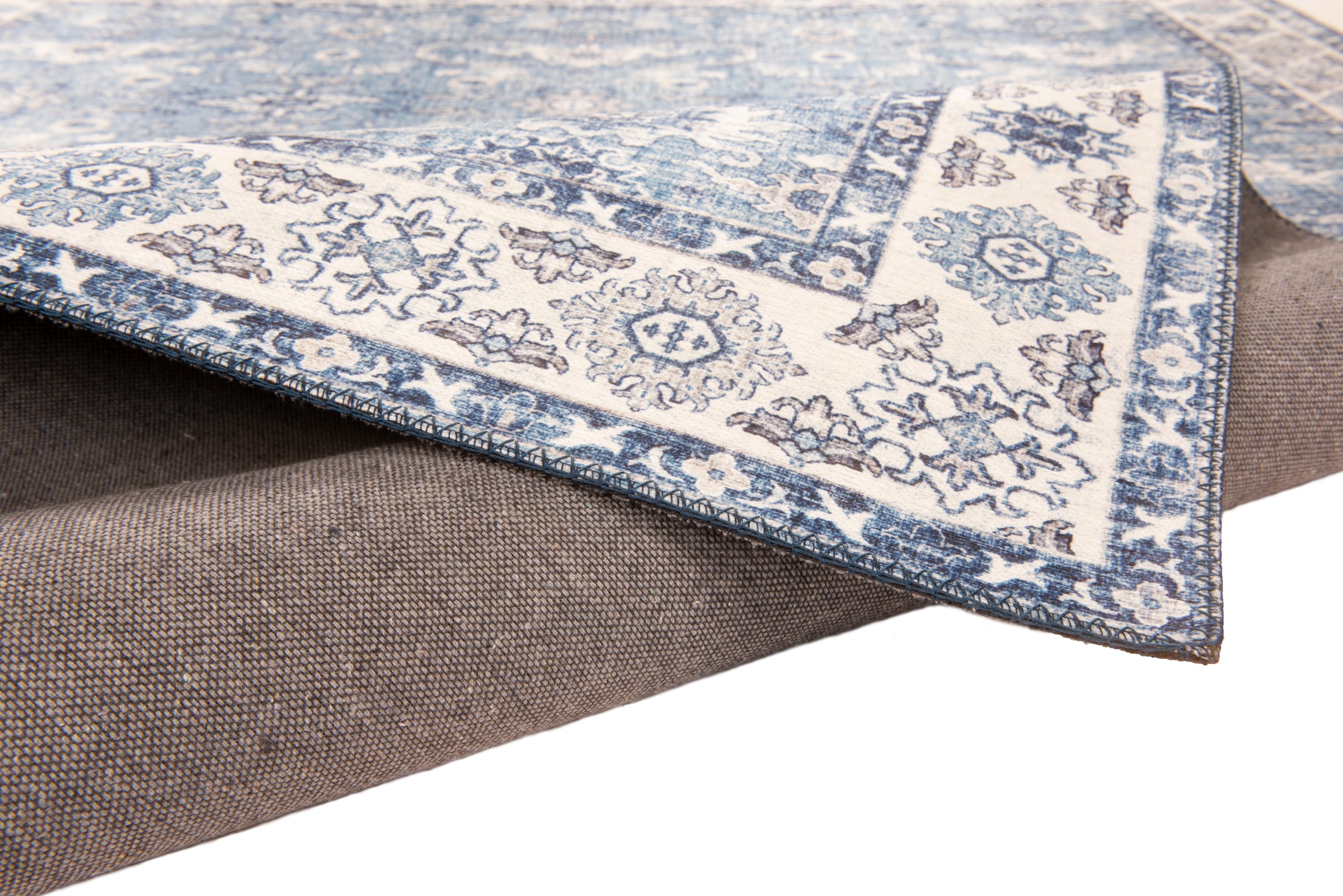 Gino Falcone Teppich »Cecilia 070« rechteckig 3 mm Höhe Flachgewebe, bedruckt, Orient-Optik