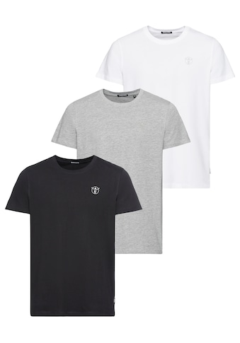 T-Shirt, (3er-Pack)