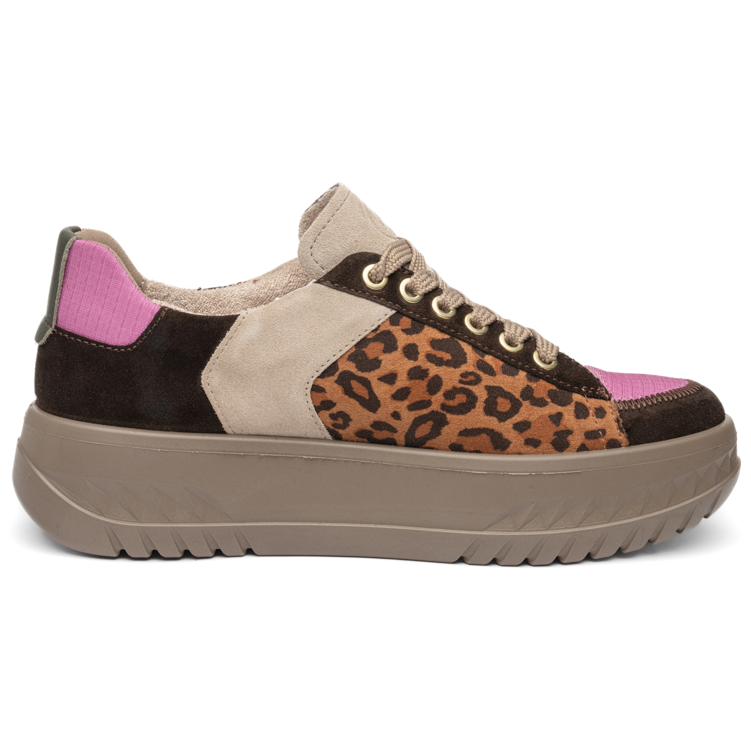 Ara Plateausneaker »MONACO«  Freizeitschuh, Halbschuh, Schnürschuh mit Besätzen, H-Weite