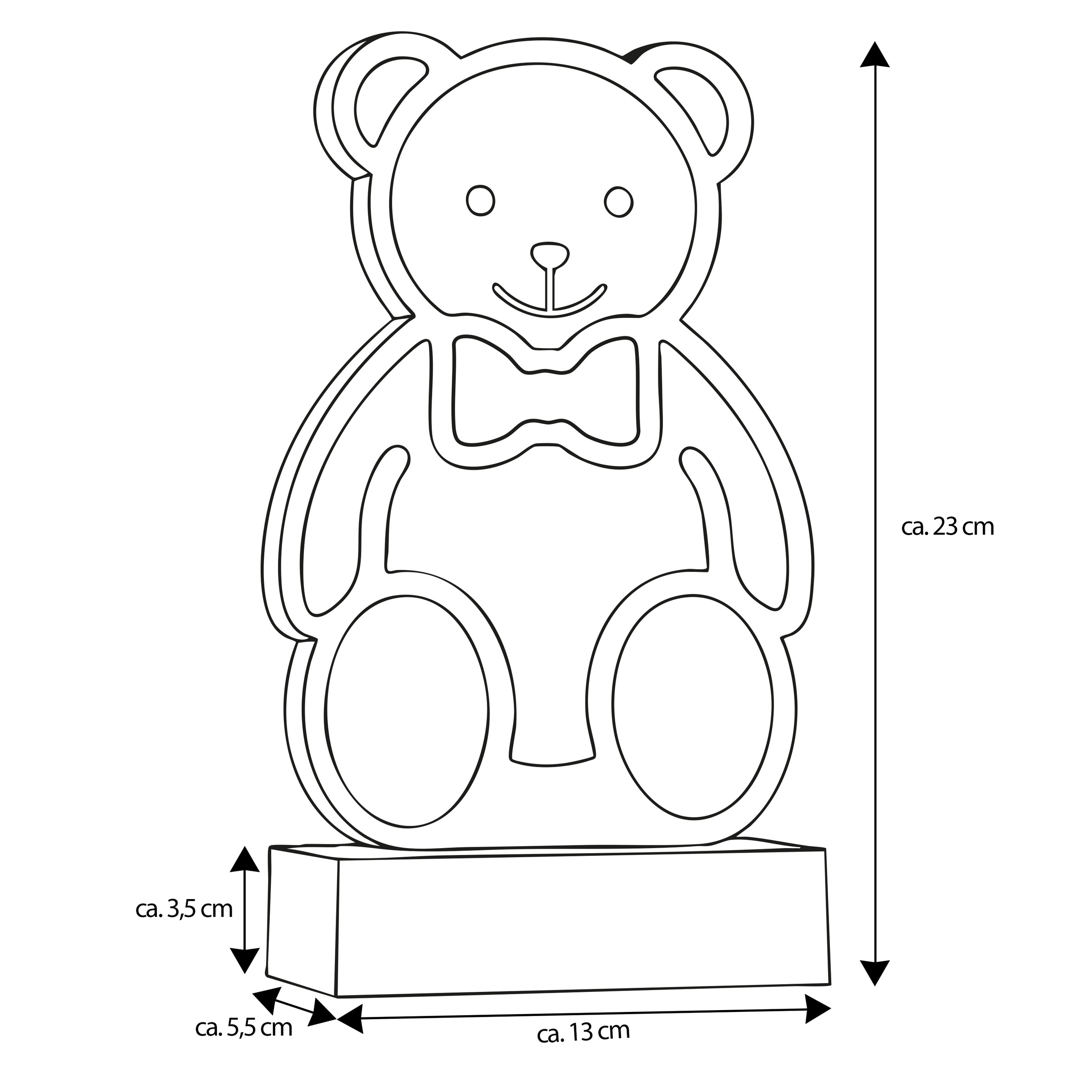 my home LED Dekofigur »Evaya« LED-Modul Warmweiß Infinity Effekt, Weihnachtsdeko für Innen, beidseitig beleuchte