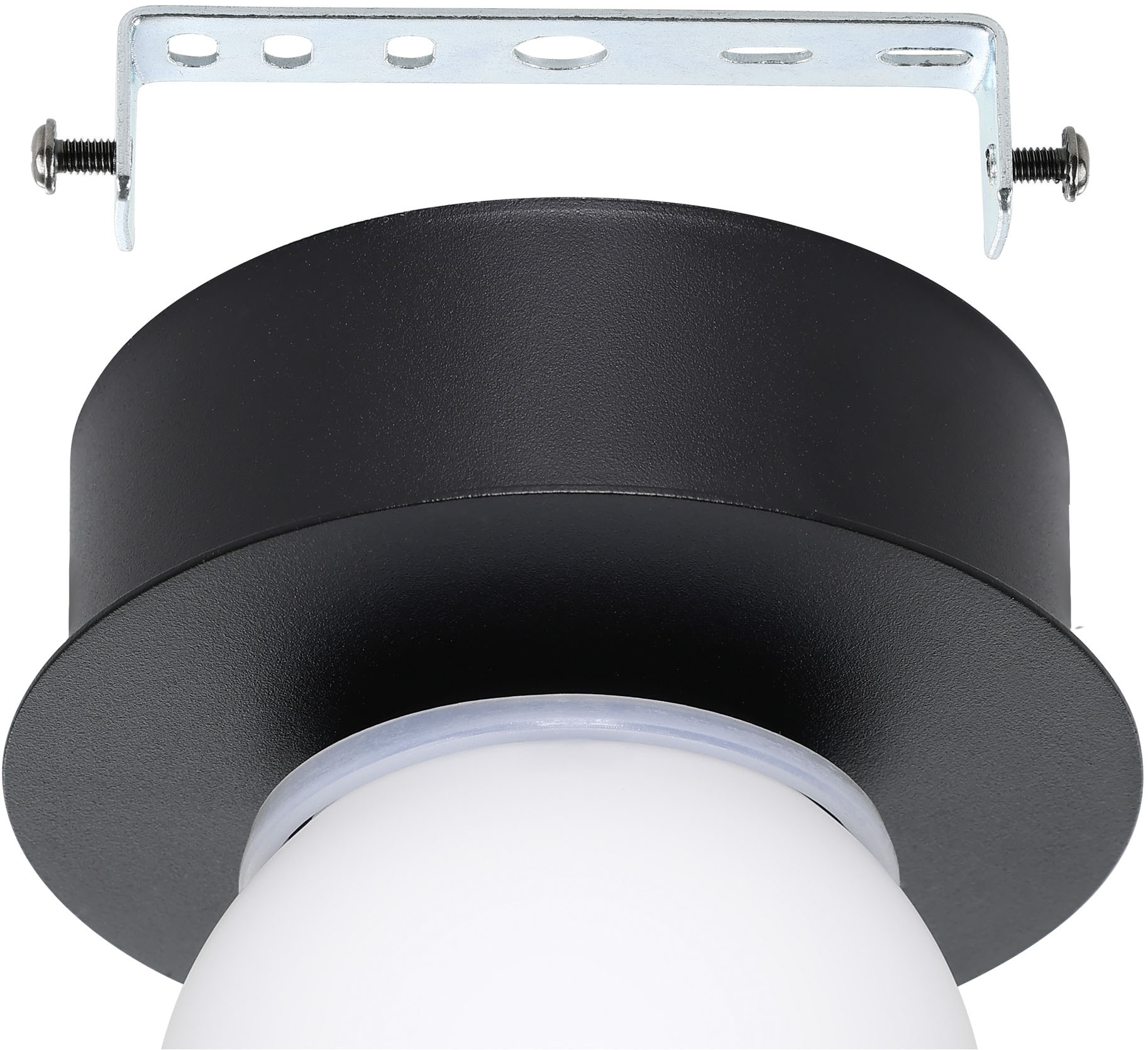 EGLO Deckenleuchte »MOSIANO Wand- / Deckenlampe - Stahl - LED - 1X3,3W - IP44« LED-Modul 1 Stk. Warmweiß