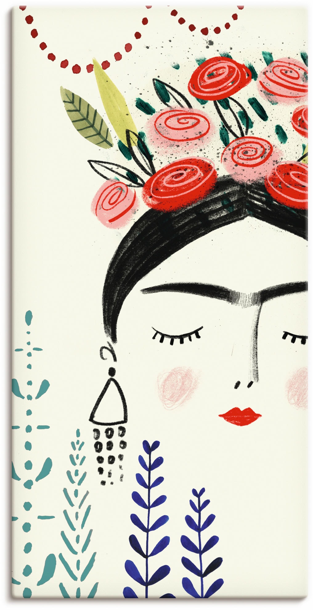 Artland Leinwandbild »Fridas Traum Collektion B«, Bilder von Frauen, (1 St. günstig online kaufen
