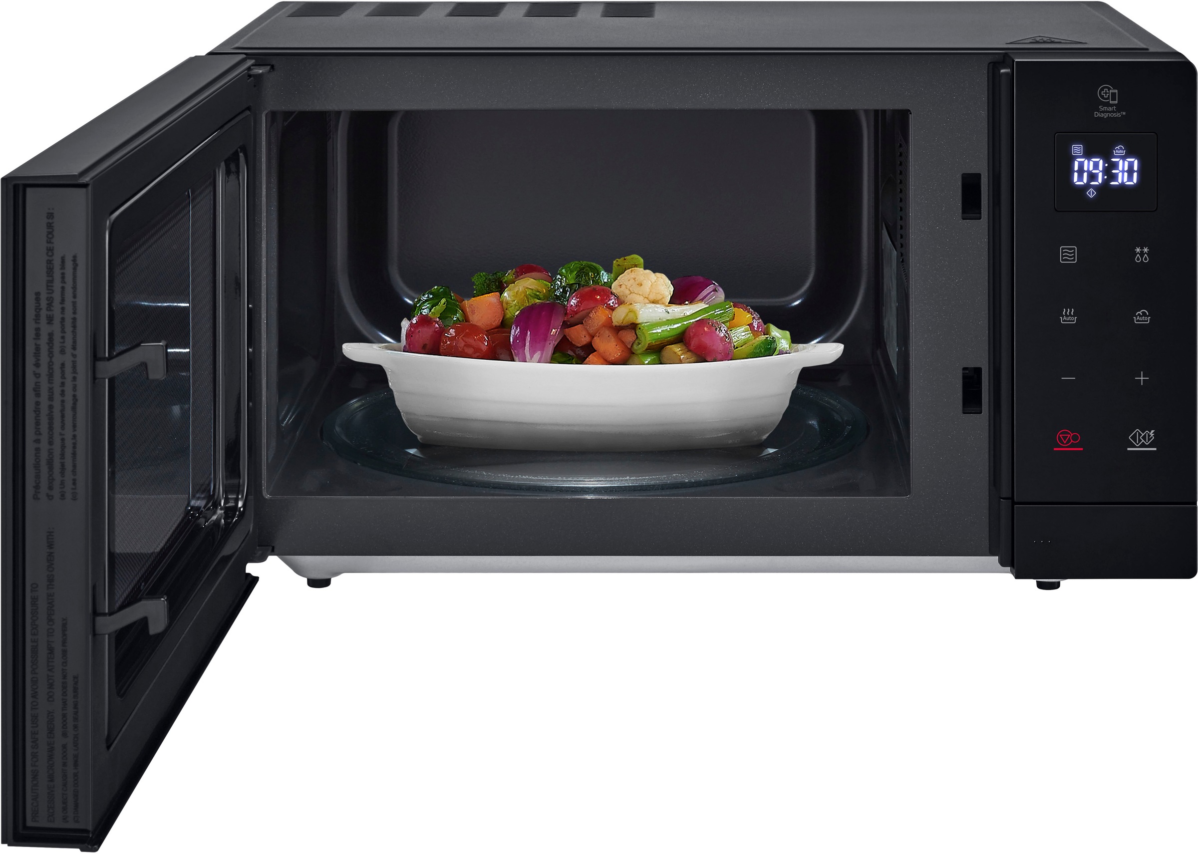 LG Mikrowelle »MS3032JAS«, Mikrowelle, 900 W, 30 Liter Kapazität, Leistung Mikrowelle 900 W, Schwarz