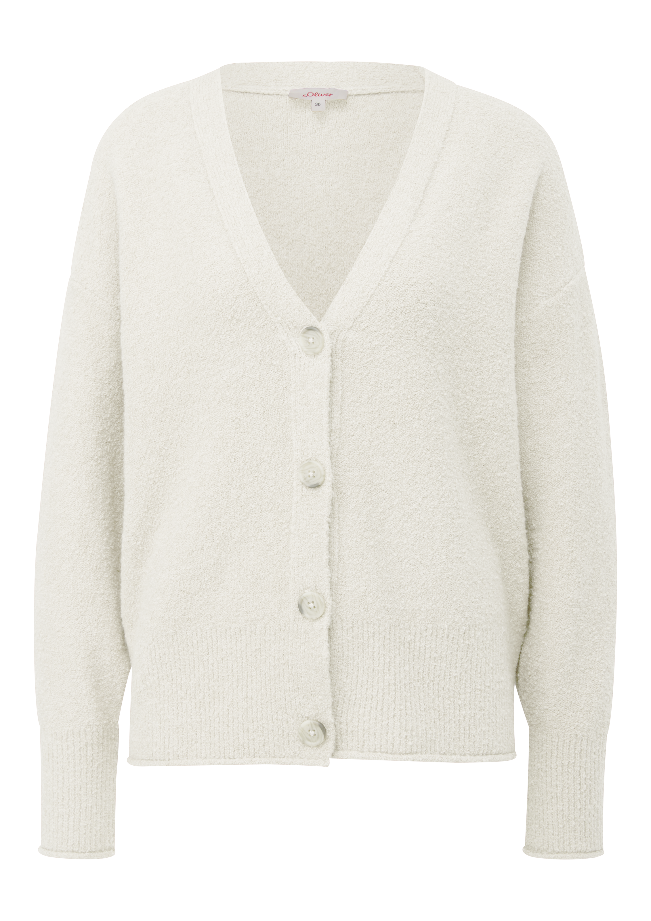 s.Oliver Strickjacke, mit V-Ausschnitt und Knopfleiste