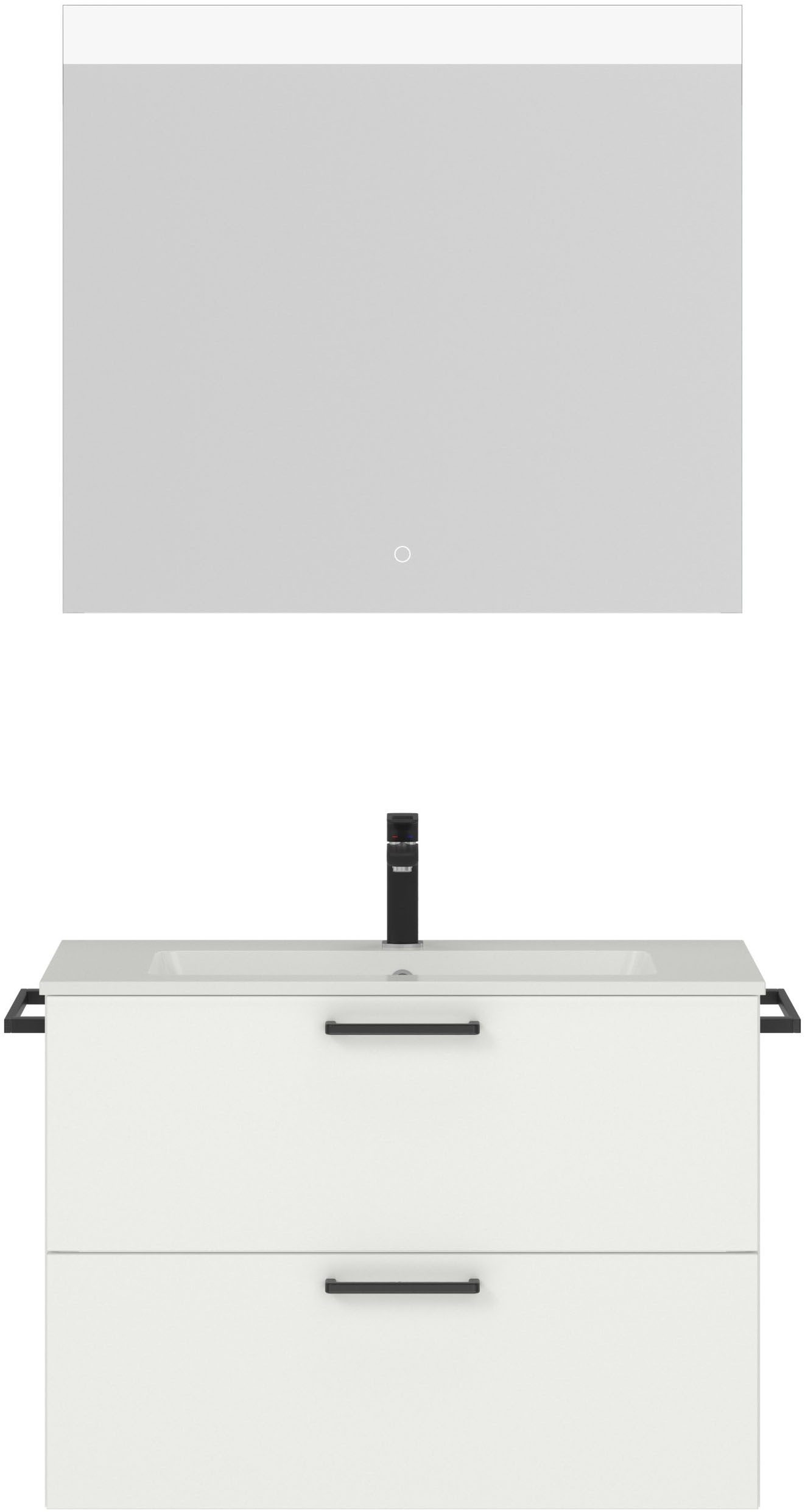 nobilia® Badmöbel-Set »Tolvina« vormontiert, mit Soft-Close, 2 Stk. tlg. günstig online kaufen