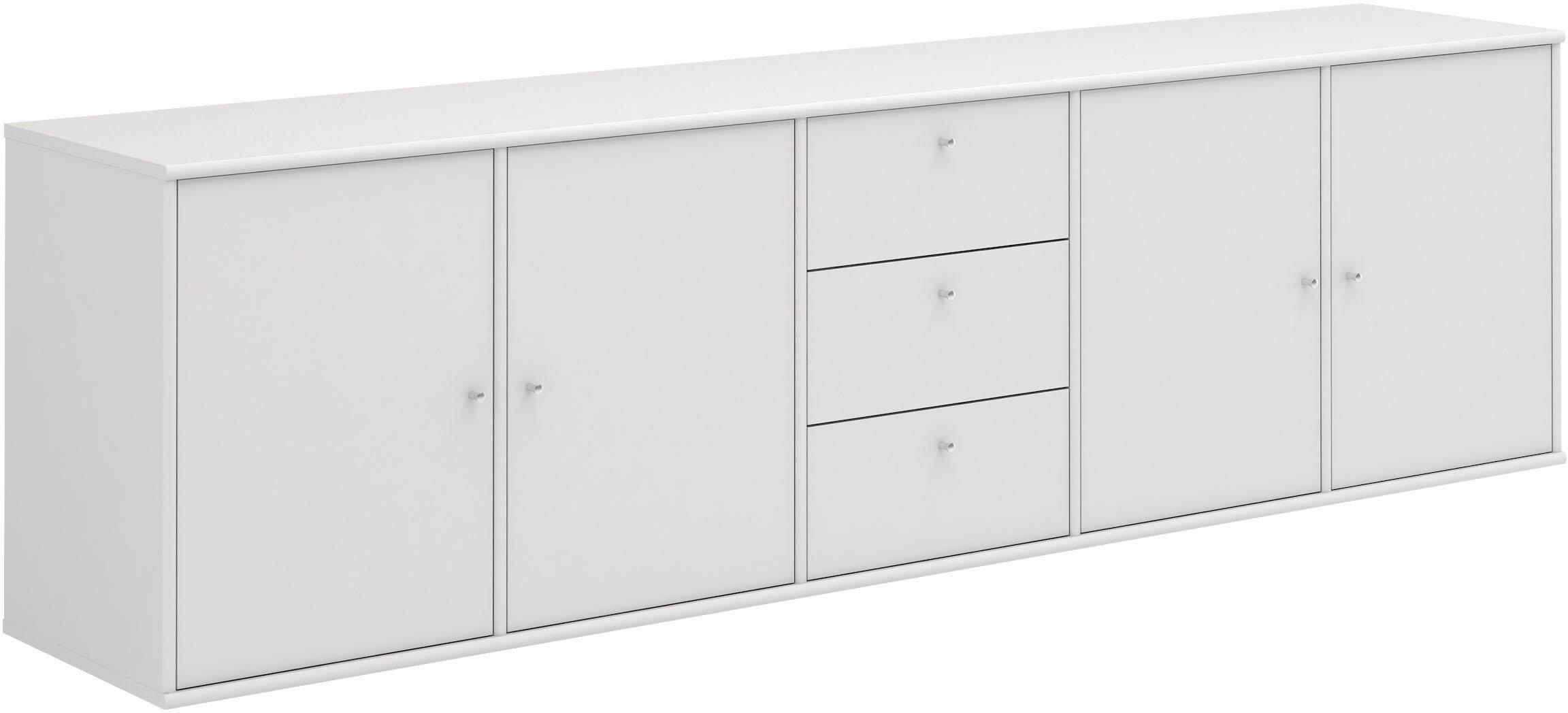 Hammel Furniture Sideboard »Mistral, Hochwertig Schrank, hängend/stehend montierbar«, mit Türen und Schubladen, B: 220 cm, anpassungsbar Designmöbel