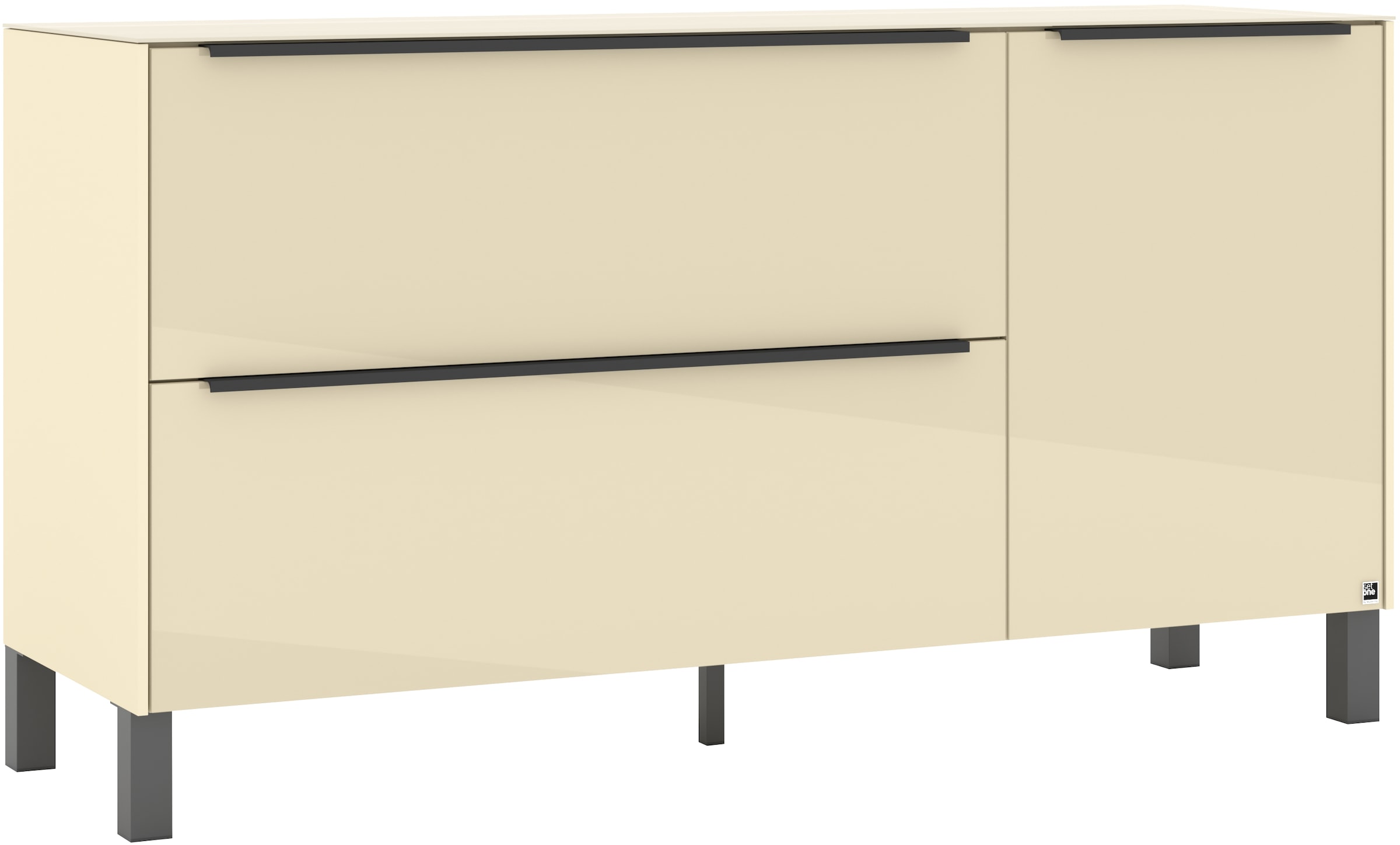 set one by Musterring Lowboard »Reno« 1 Stk. tlg. Mit Vierkantfuß in diversen Farben, 75 cm Höhe & Farbauswahl