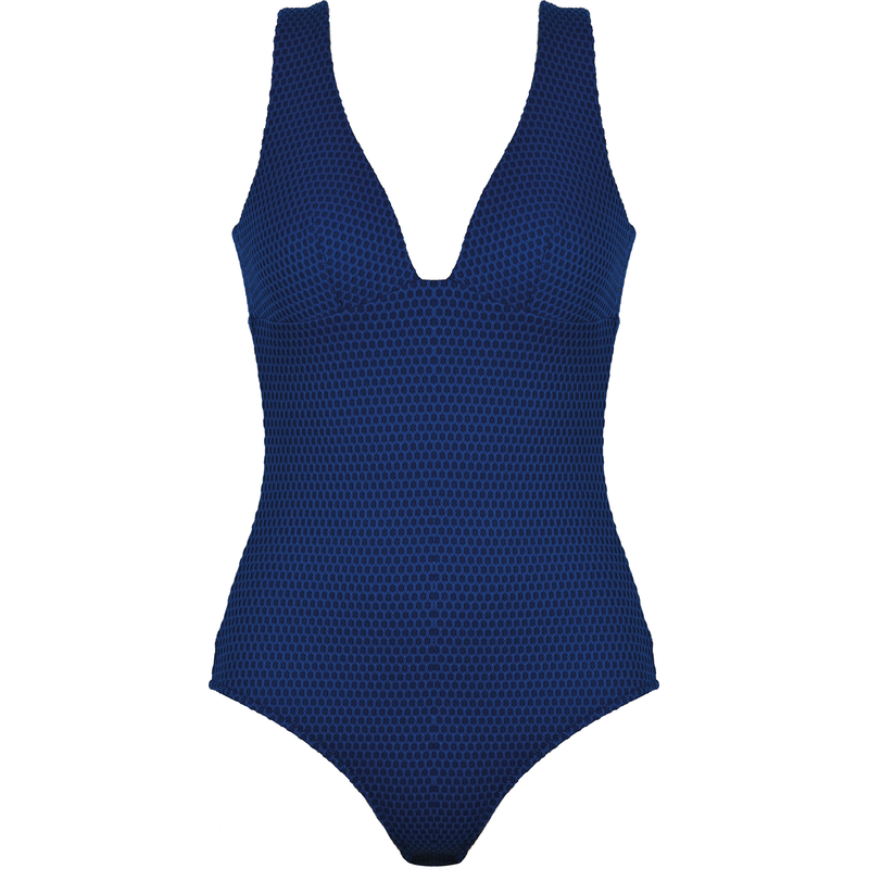 NATURANA Badeanzug »Bergamo« weich, bequem, elastisch, breite Träger dunkelblau 36 - N-Gr N-Gr 36 Badeanzug von Naturana