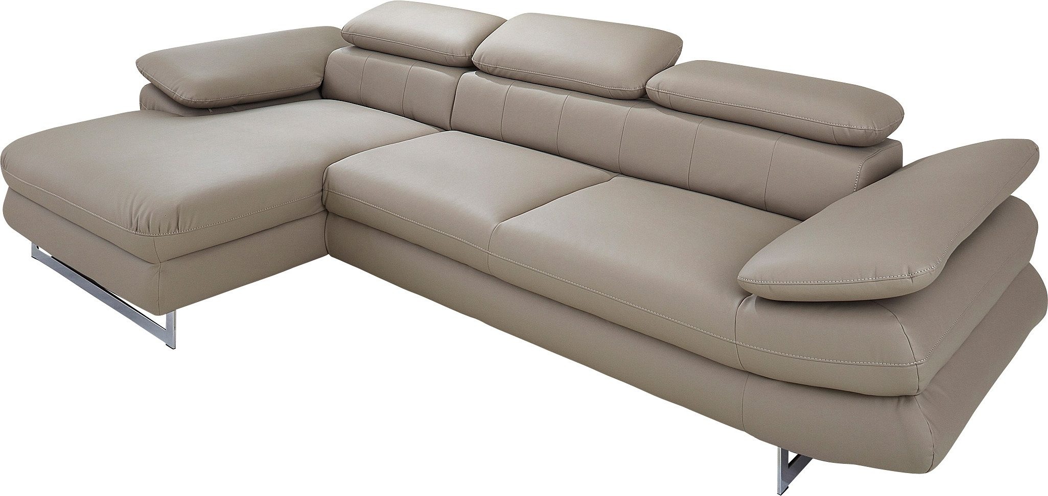 INOSIGN Ecksofa "Solution L-Form" mit Arm- & Kopfteilverstellung, wahlweise günstig online kaufen