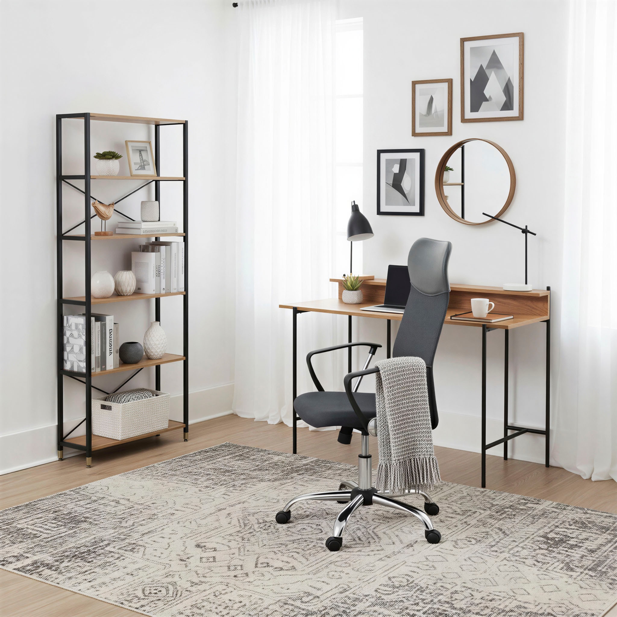 Möbilia Standregal inklusive Wandhalterung