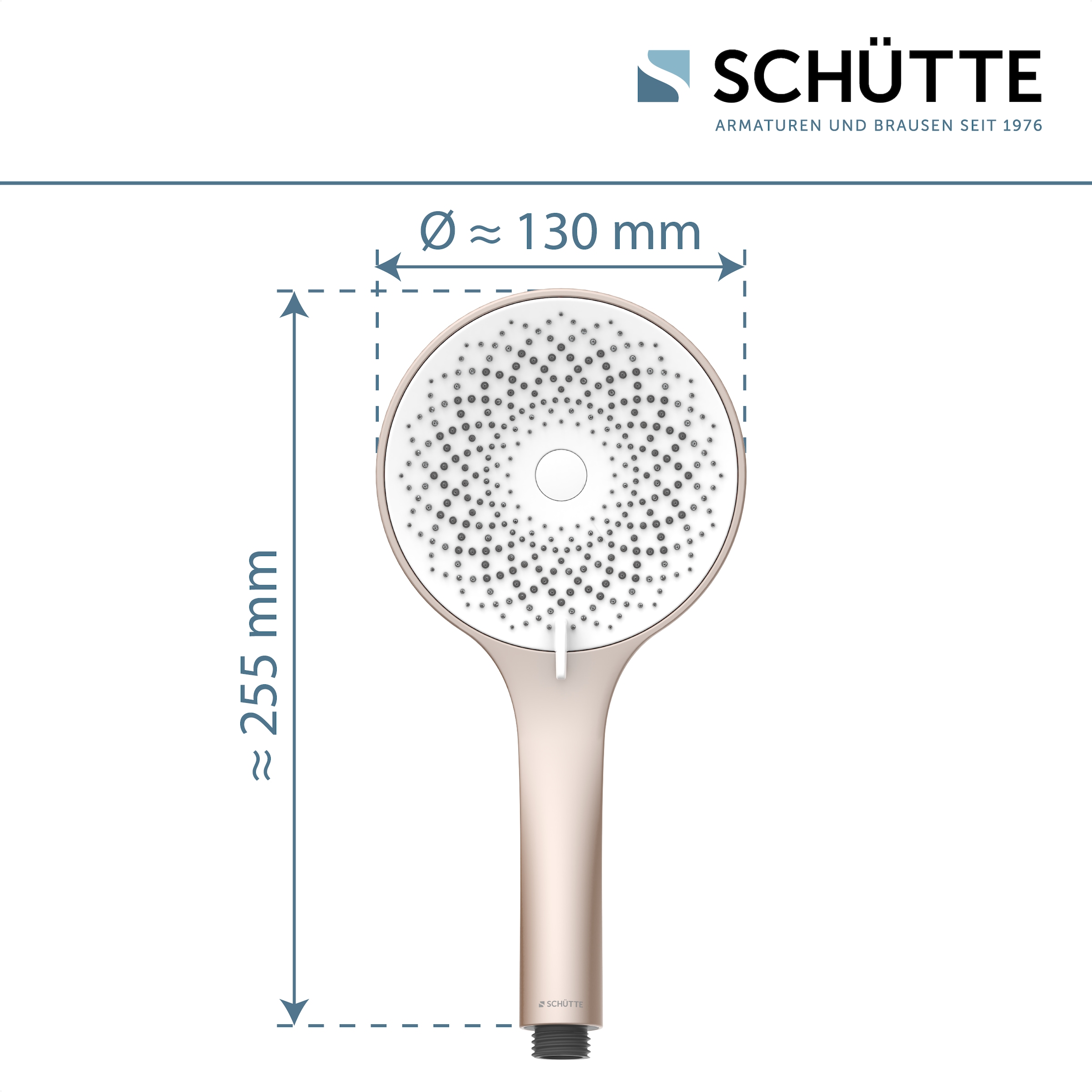 Schütte Handbrause »CAPRI«, Duschbrause, 3-fach verstellbar, Antikalk, wassersparend
