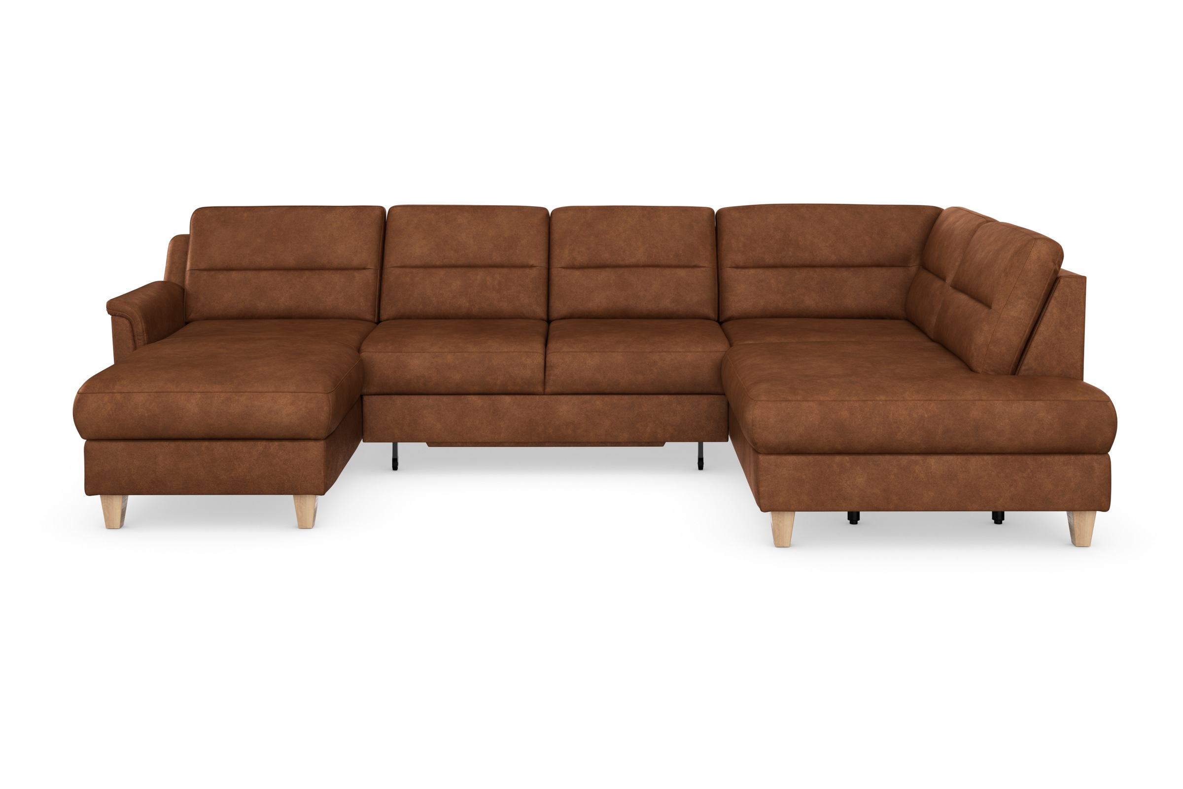 sit&more Wohnlandschaft »Farö U-Form«, inklusive Federkern, wahlweise mit Bettfunktion und Bettkasten