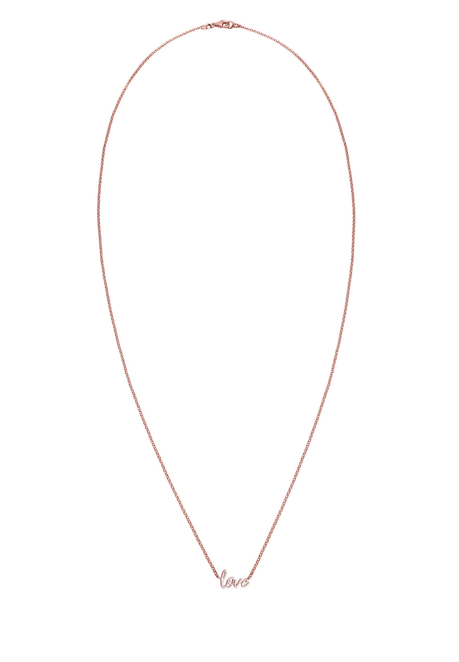 Elli Collierkettchen »Love Liebe Wording Kristalle 925 Silber«