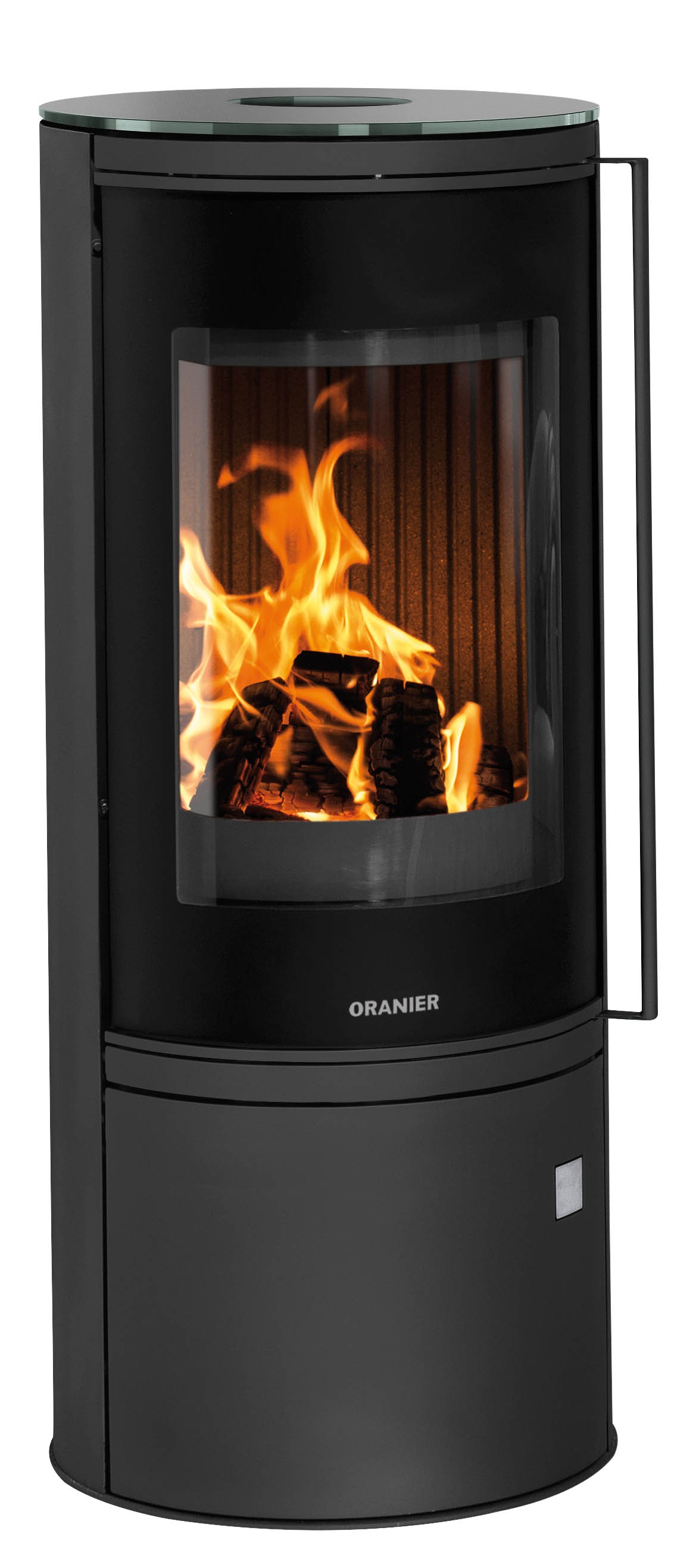 Oranier Kaminofen »Arena 2.0«, (2 tlg.), Abdeckplatte aus Glas