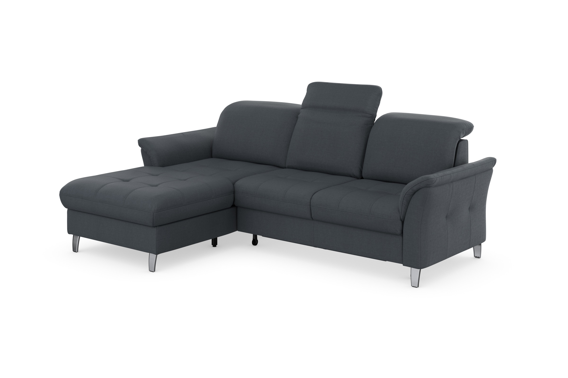 sit&more Ecksofa »Maggiore L-Form«, wahlweise mit Kopfteilverstellung, Bettfunktion und Bettkasten