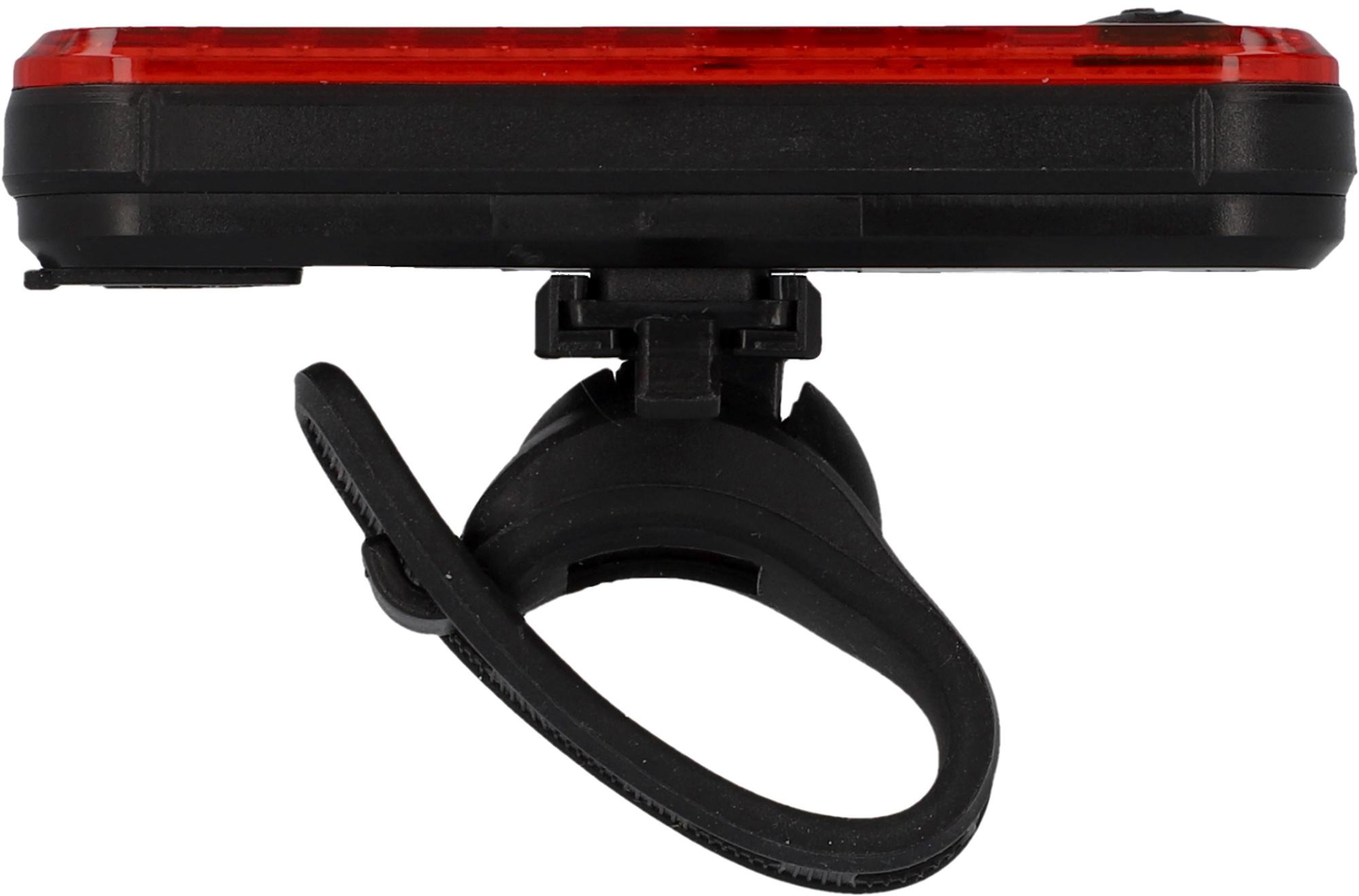 FISCHER Fahrrad Fahrradbeleuchtung »LED-Akku Bel.-Set Bremsbel. 80 Lux«, (Front- und Rücklicht)